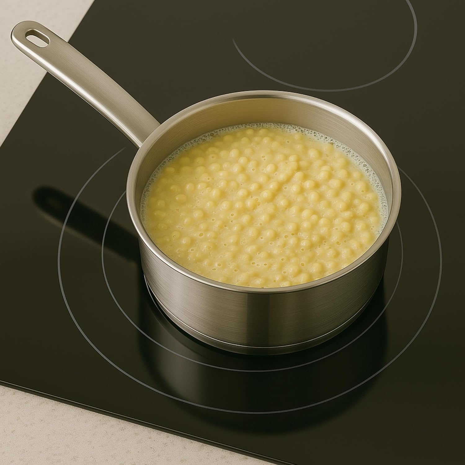 Kochgeschirr-Set, 7-teilig, aus Edelstahl, Ø 20 cm und Ø 24 x 5 cm, induktionsgeeignet, ohne Antihaftbeschichtung