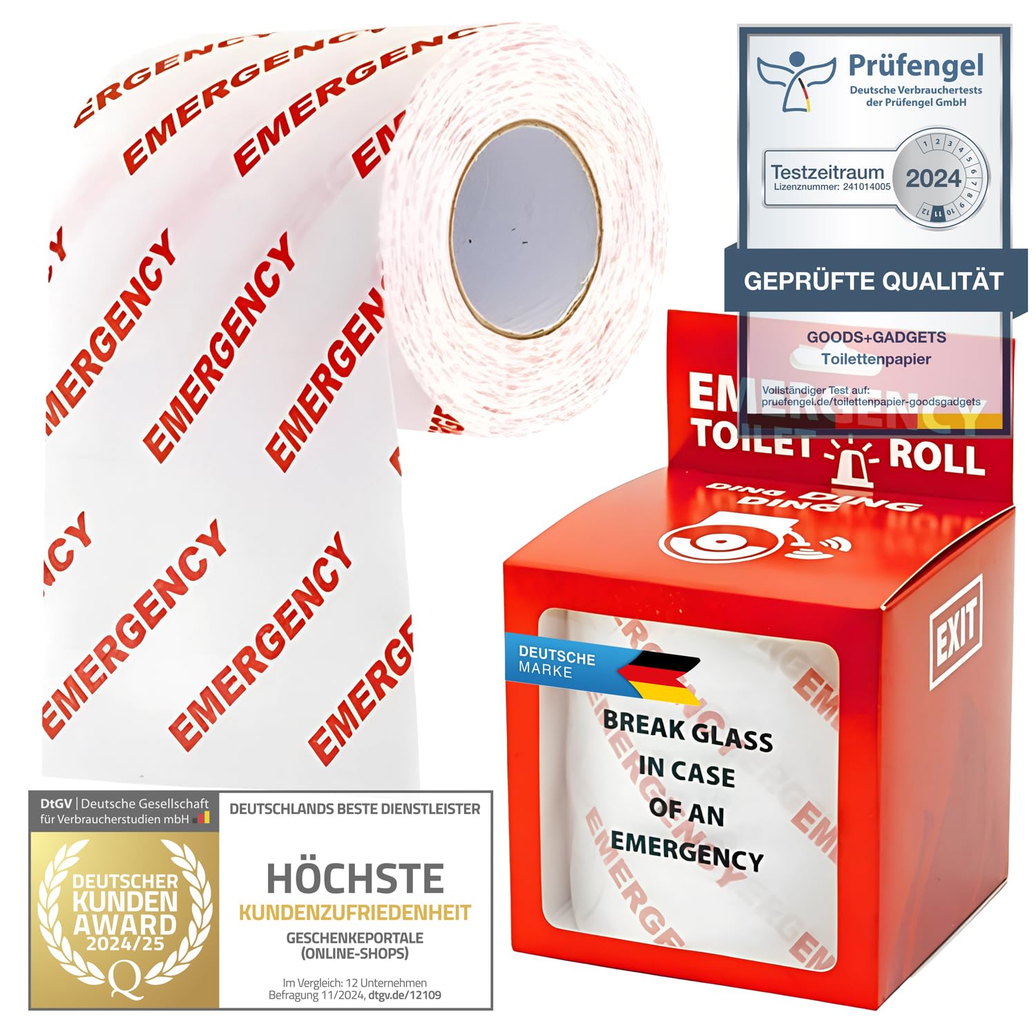 Lustiges Toilettenpapier - Trump / Kamasutra - Die größten Witze - Mehr Humor kann man auf dem Klo nicht bekommen