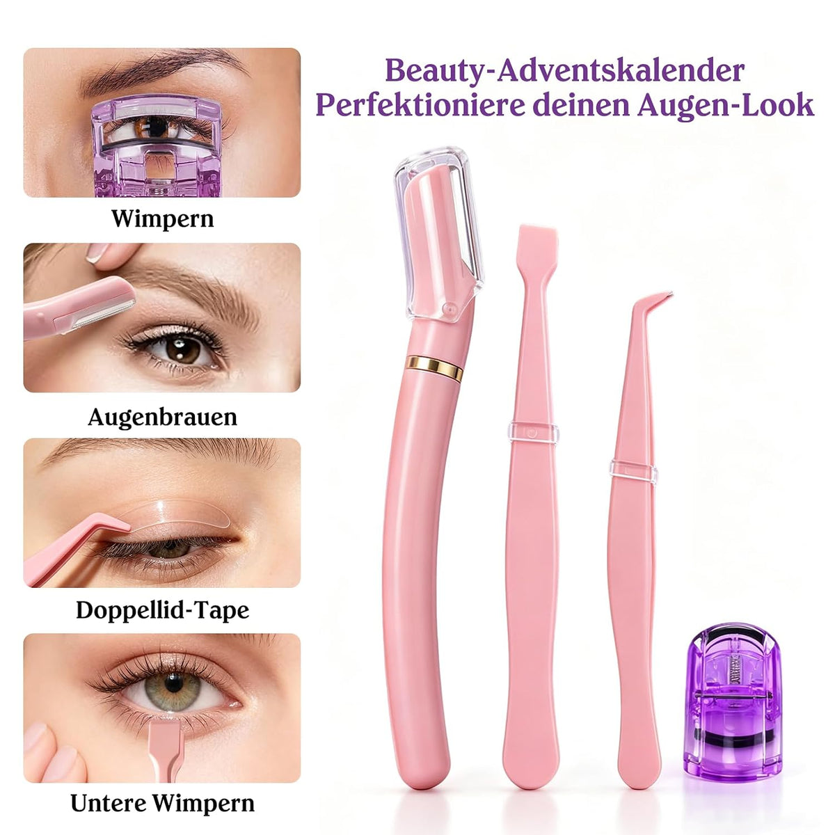 Adventskalender 2026 Beauty, 24 Tage Make Up Frauen Teenager Mädchen