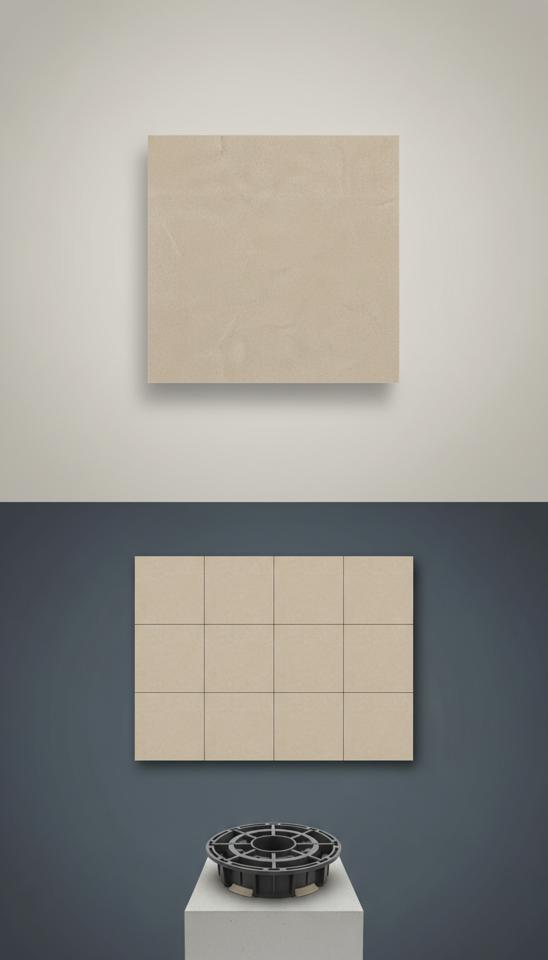 Keramikfliese Sandbeige Rutschfest
