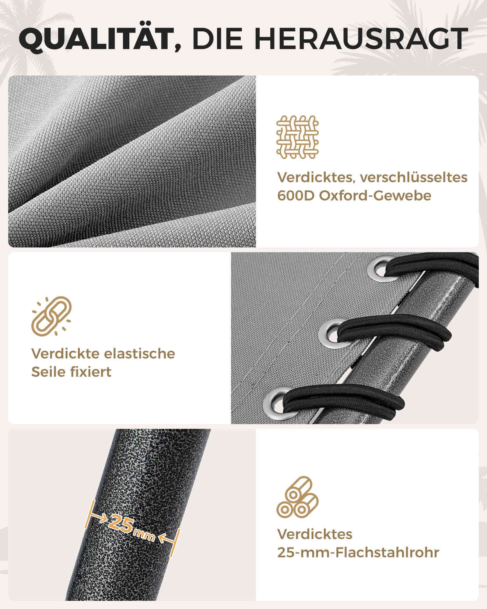 Sonnenliege Klappbar 5-Verstellbare, bis 180 kg, 2er Set, Blau | Gartenliege Klappbar, mit Kopfstütze & Seitentasche, Sonnenliege Wetterfest, Strandliege für Garten Terrasse Pool Camping