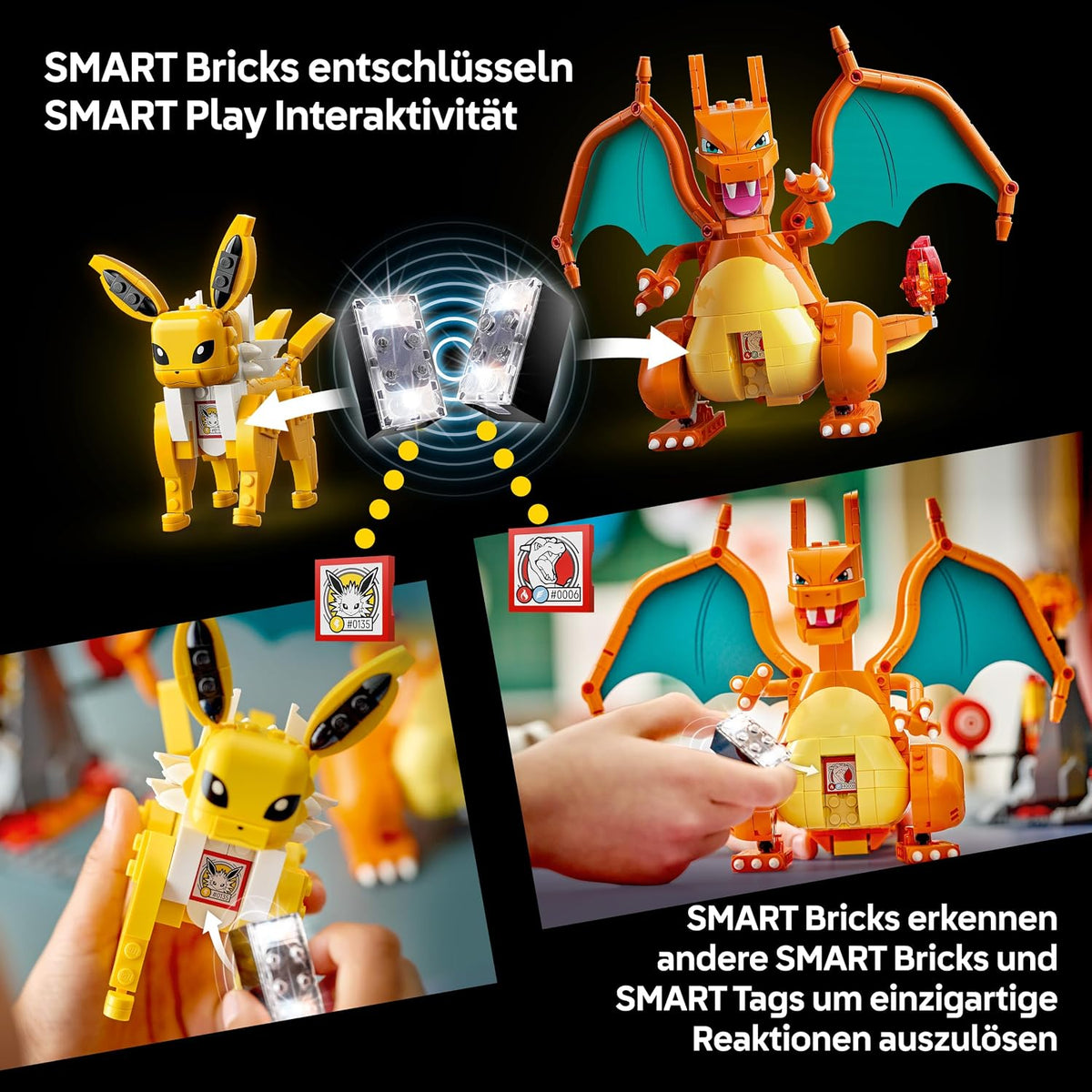 LEGO Pokémon SMART Play Ultimativer Showdown zwischen Glurak & Blitza 72167