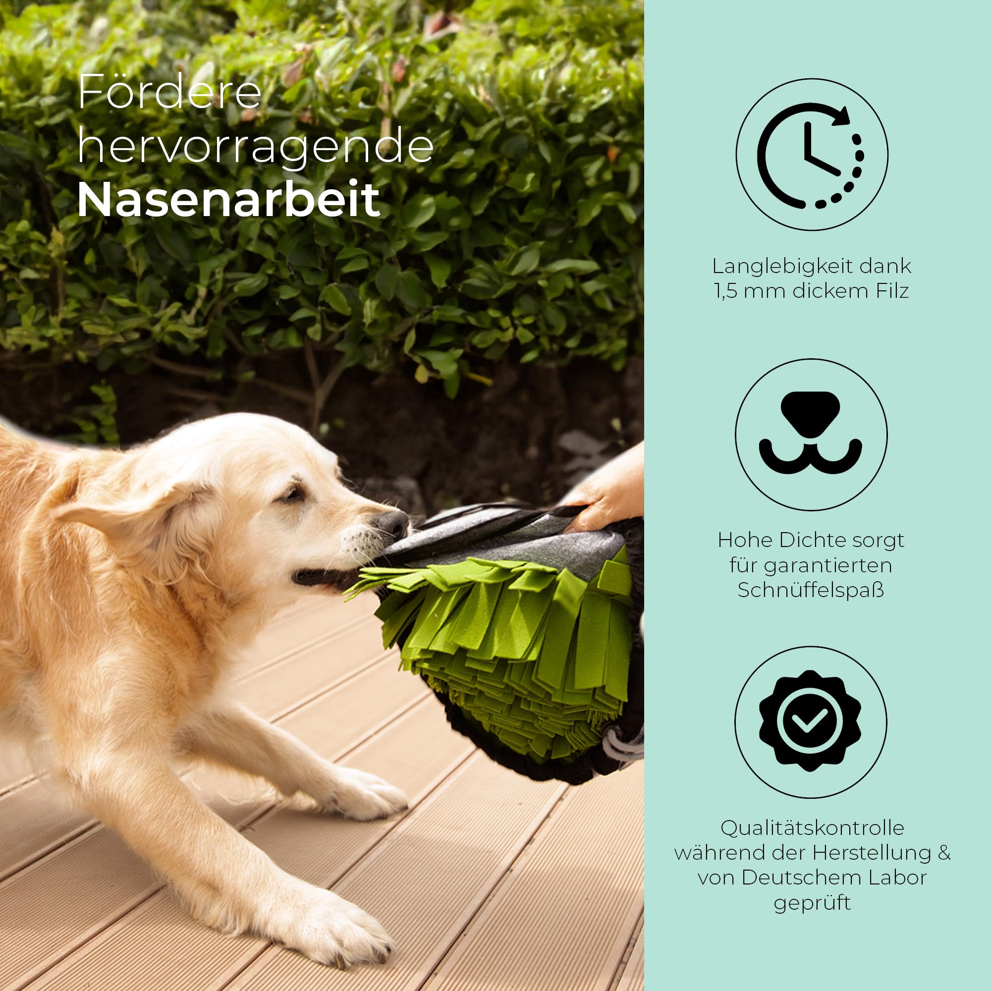 Intelligentes Hundespielzeug für kleine und grosse Hunde - Waschbare und einstellbare Grösse - Welpenspielzeug & Intelligenztraining für Hunde