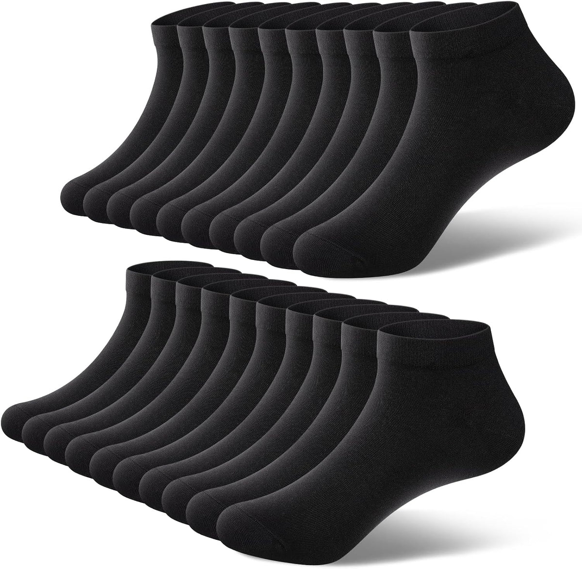 Sneaker Socken Herren Damen 10 Paar Kurzsocken Baumwolle