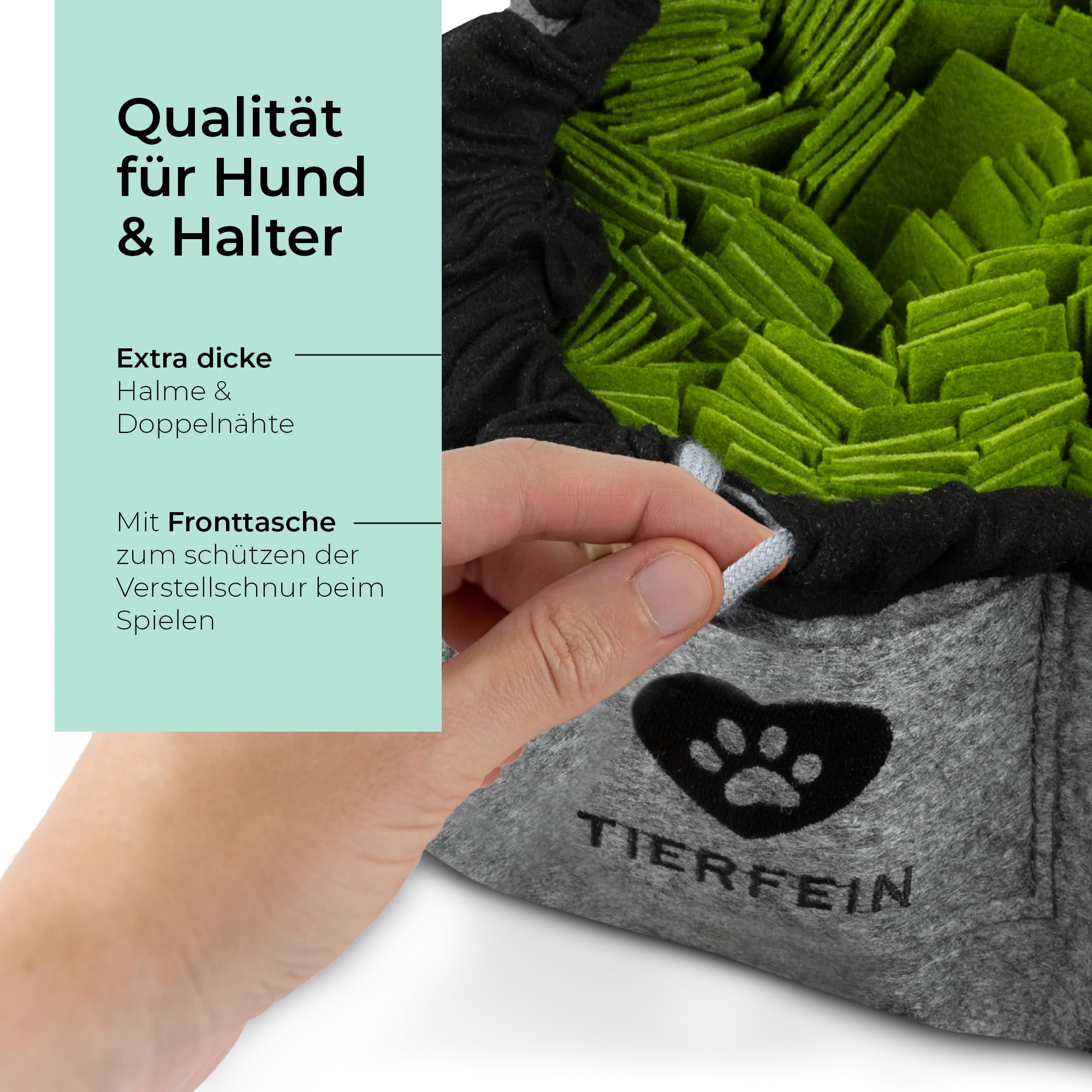 Intelligentes Hundespielzeug für kleine und grosse Hunde - Waschbare und einstellbare Grösse - Welpenspielzeug & Intelligenztraining für Hunde