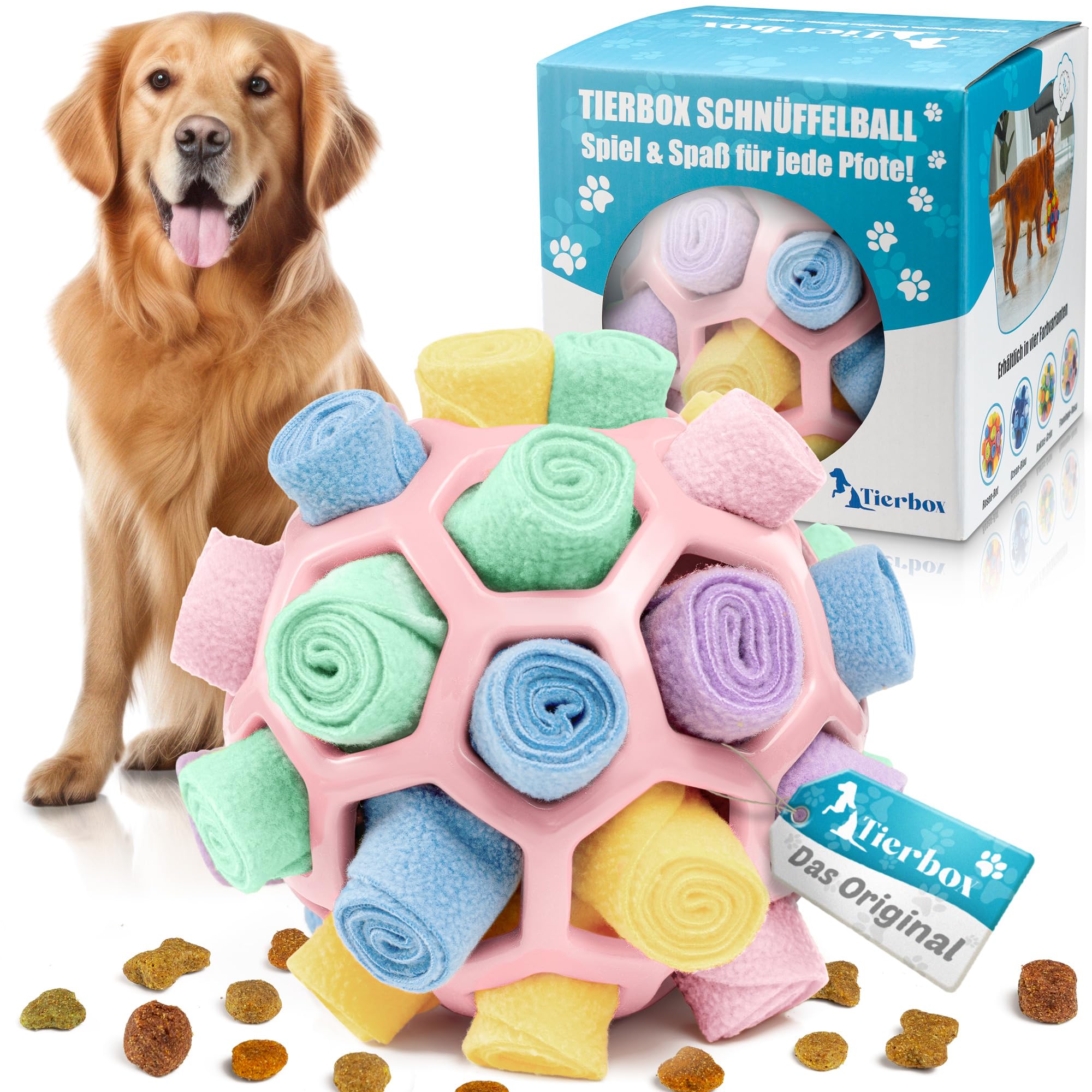 Schnüffelball für Hunde Intelligenz Spielzeug für alle Hunde / Schnüffelspiele Hund
