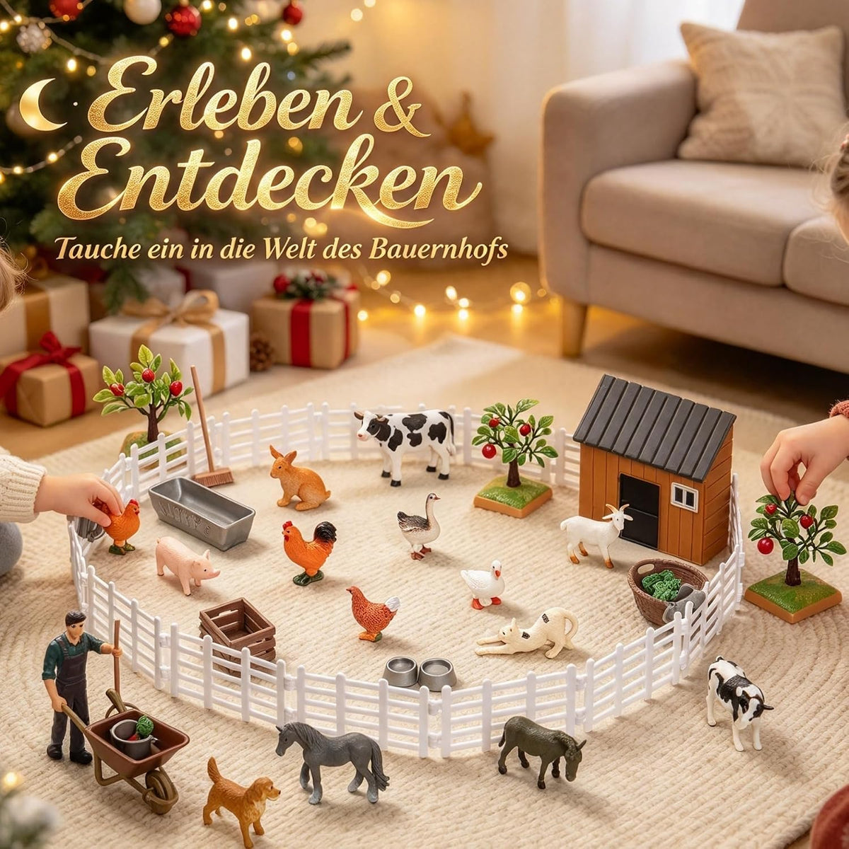 Adventskalender 2026 Bauernhof | 24 Überraschungen, Weihnachtsgeschenke