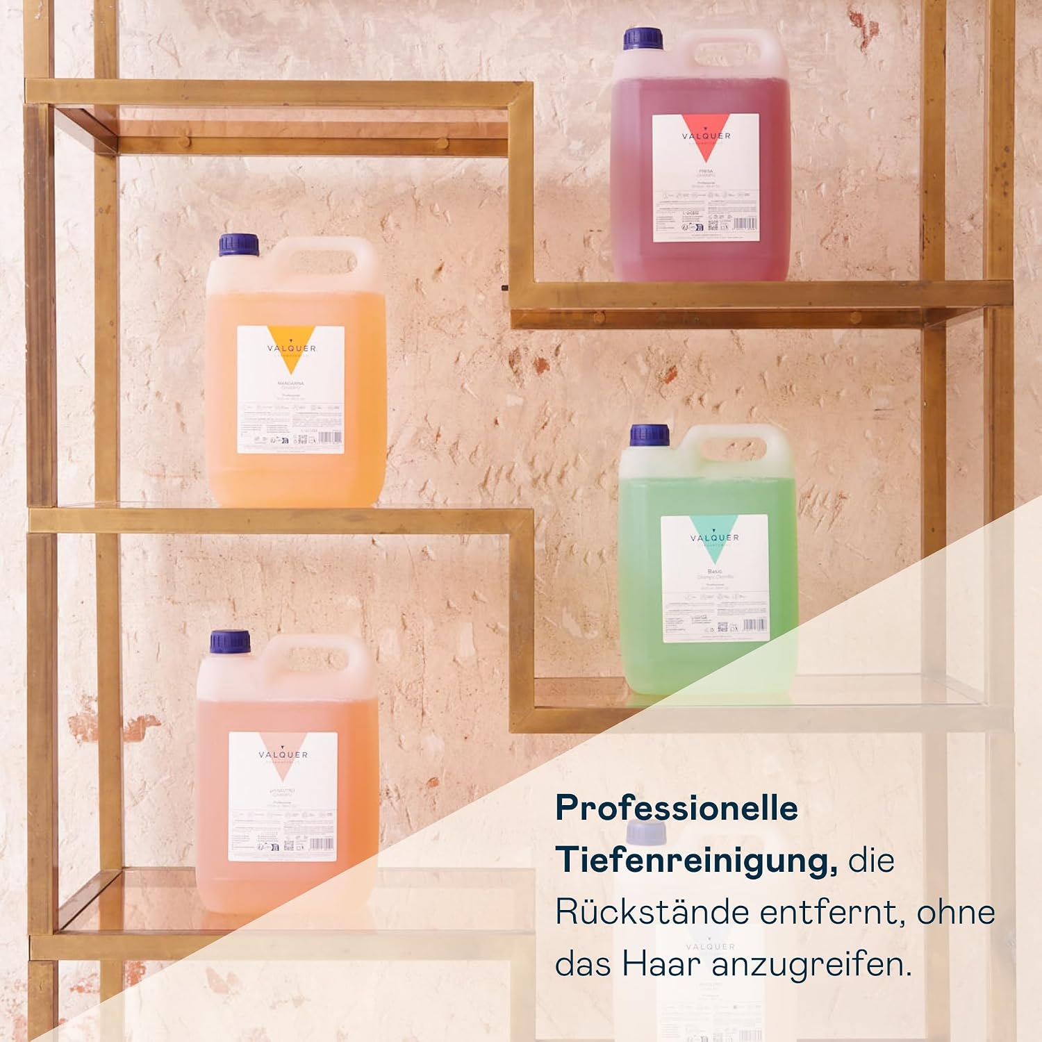 5 L Professionelle Shampoo Flasche | Stärkt und schützt das Haar | Tiefenreinigung und Geschmeidigkeit für alle Haartypen | Vegane Formel, silikonfrei