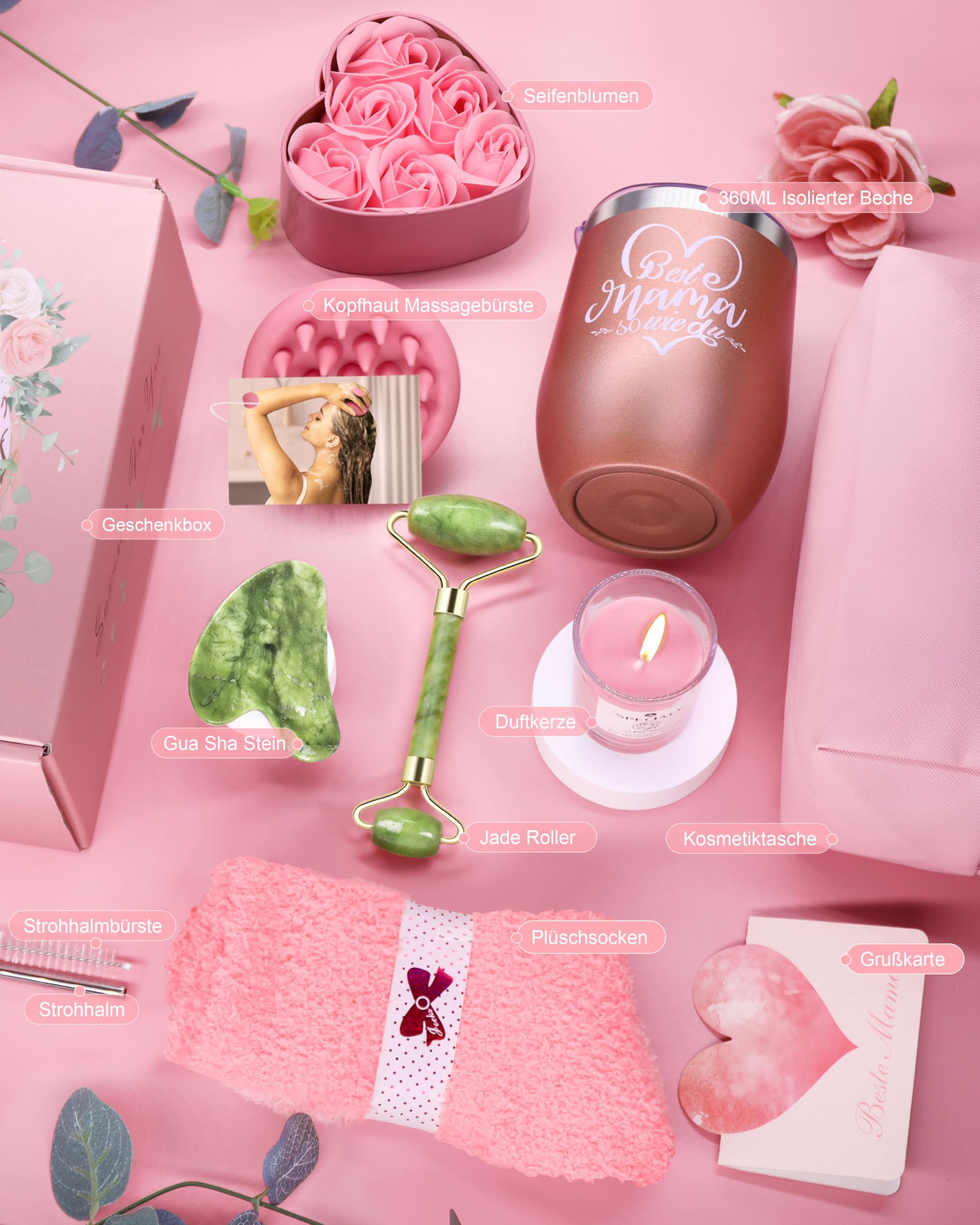 Geschenke für Frauen, Geburtstagsgeschenk für Frauen, Freundin, Geburtstag, Valentinstag, Muttertag, Weihnachtstag, Geschenkideen, Mama, Schwester, bestes Freundesgeschenkset