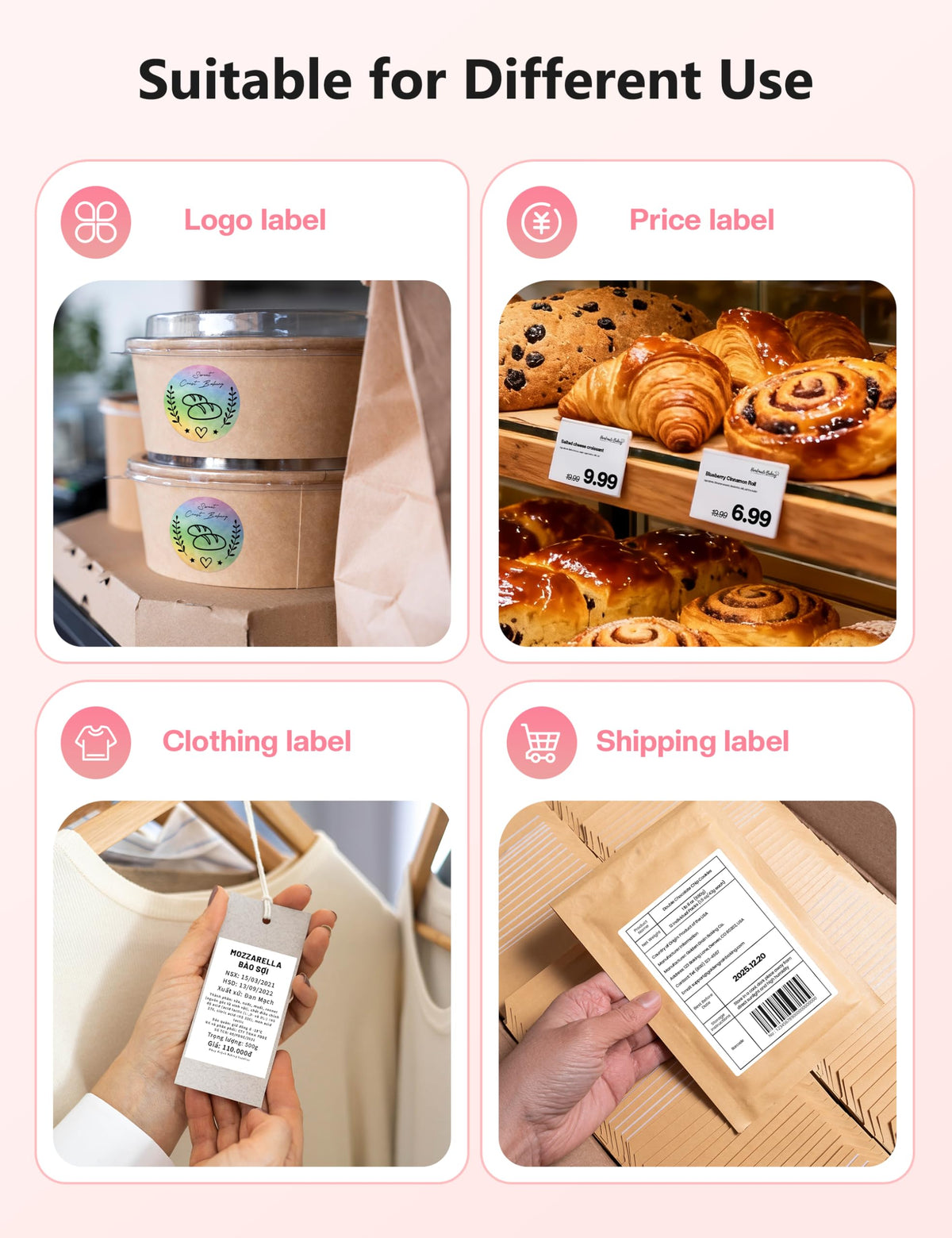 Bluetooth DHL Etikettendrucker, Label Printer - Thermodrucker