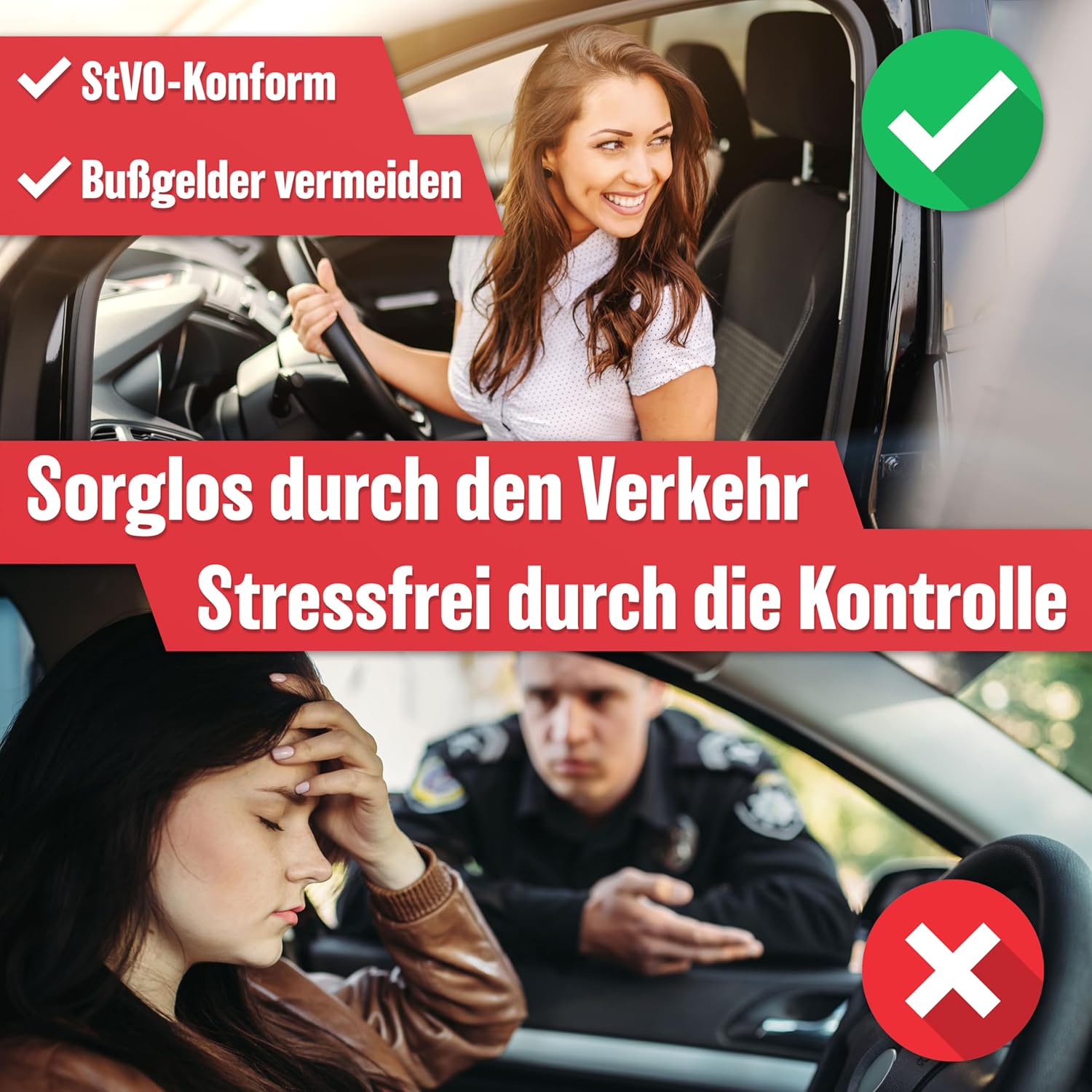 Verbandstasche nach aktueller Norm 2025 - Europaweit Nutzbar - Erste Hilfe Set Auto Verbandskasten DIN 13164:2022 (StVO konform)