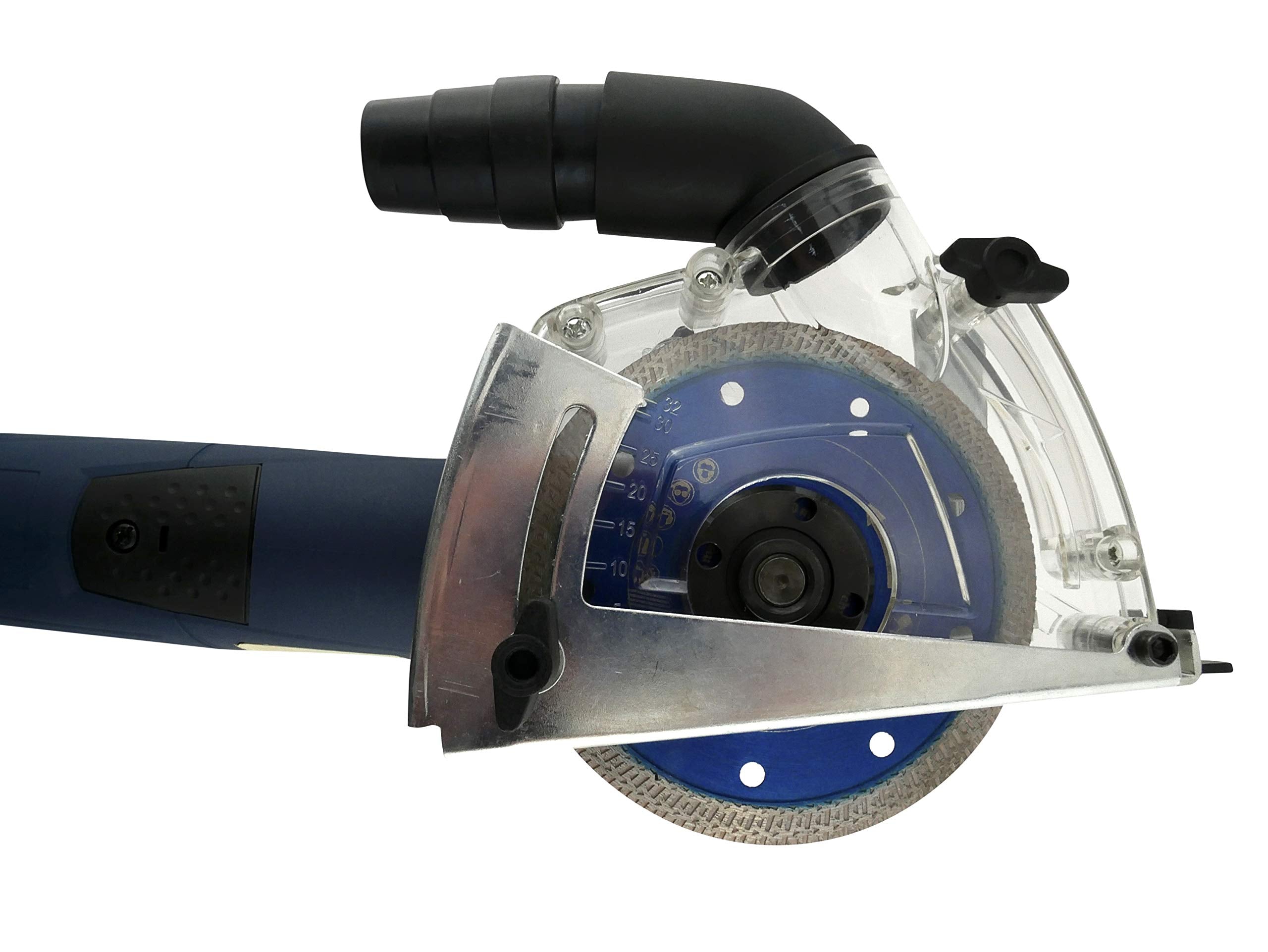 Absaughaube Trennscheibe fü Winkelschleifer Absaugung für Diamant Trennscheiben ø125mm ø115mm