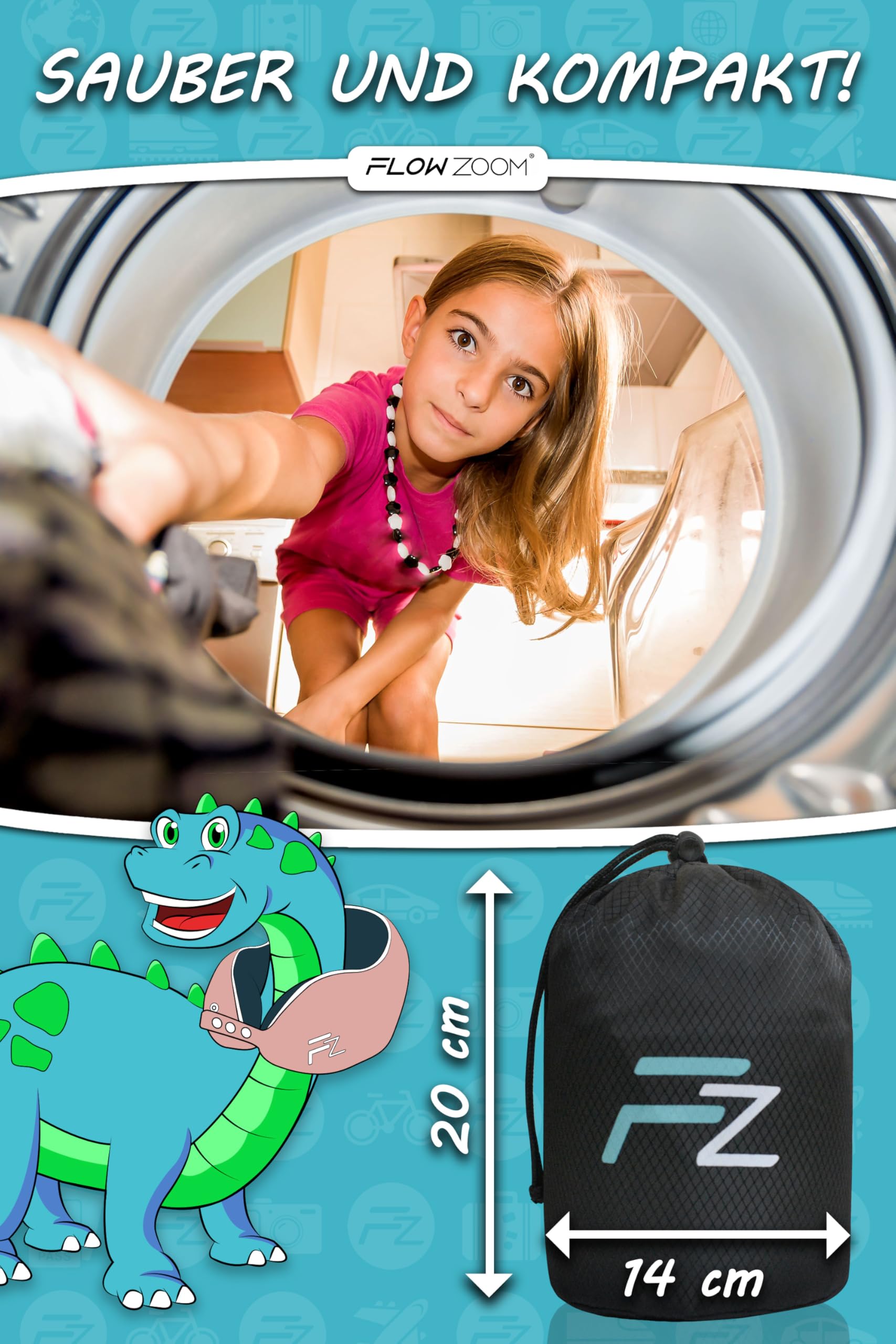 Bequemer Neck Cushion Flugzeug & Auto Reisekissen Memory Foam mit schlankem Rücken und waschbarer Abdeckung (Velvet Soft & Breathable) - Neck Cushion Adults Grey