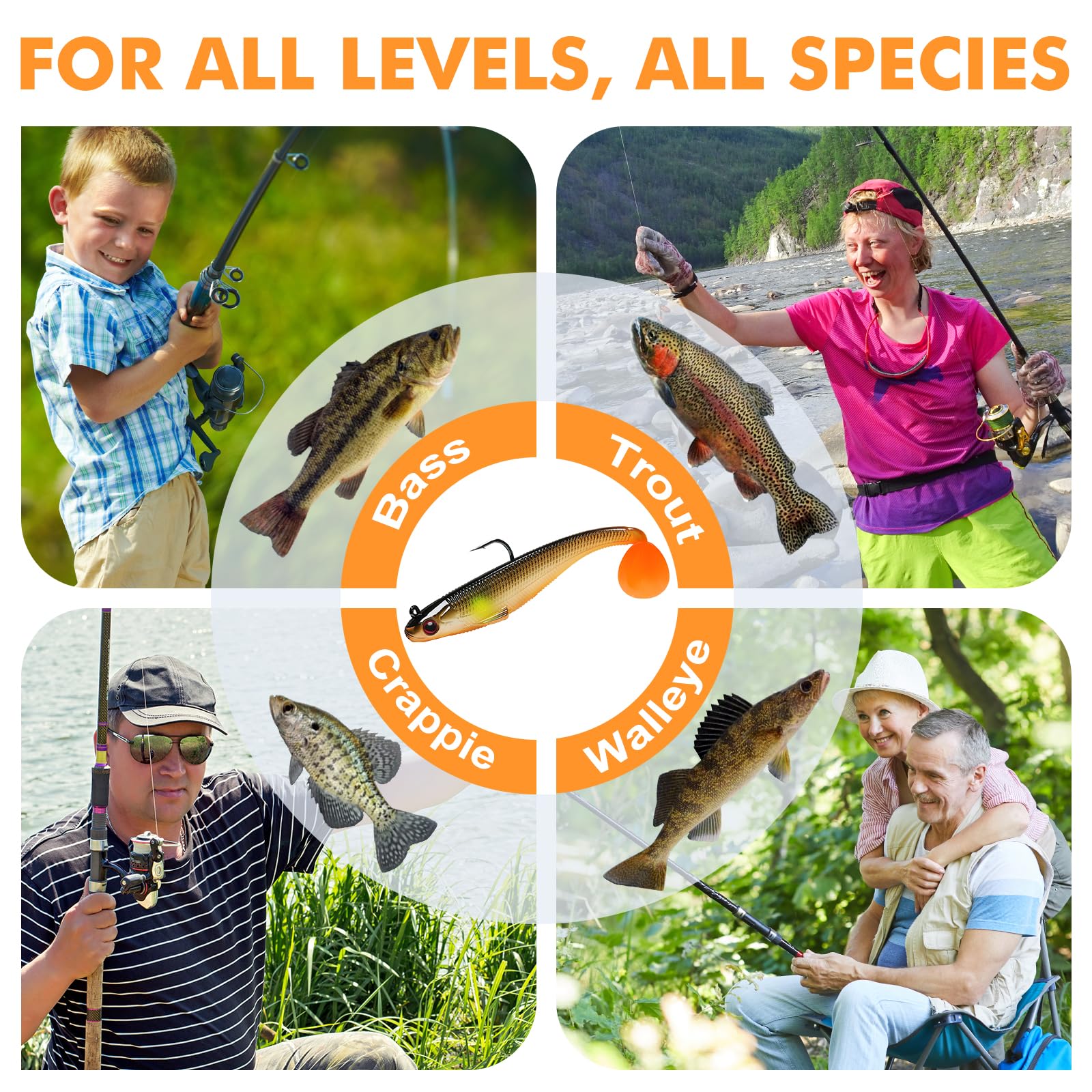 Angeln Künstliche Köder - Angeln Set / NEU & OVP!