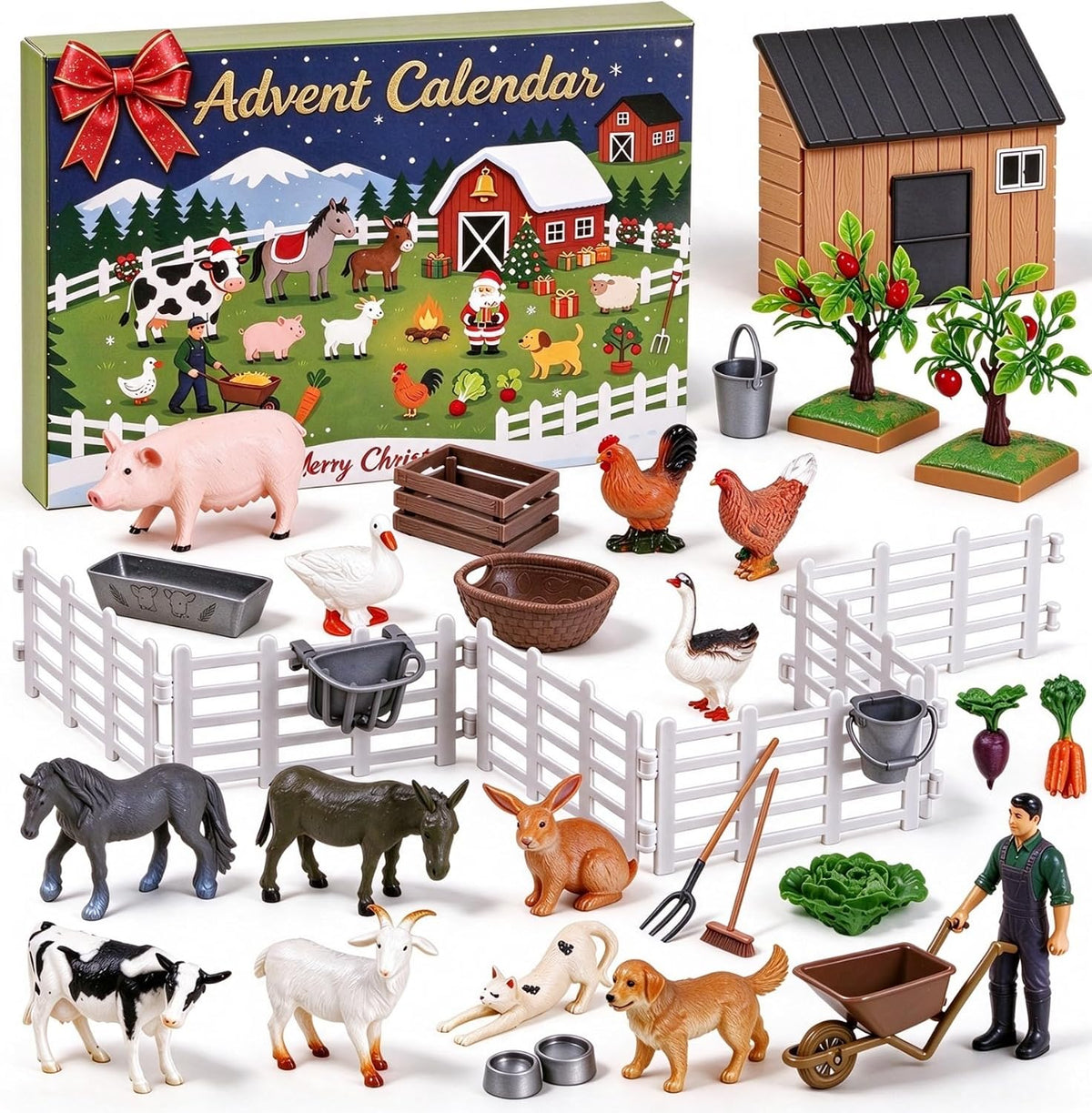 Adventskalender 2026 Bauernhof | 24 Überraschungen, Weihnachtsgeschenke