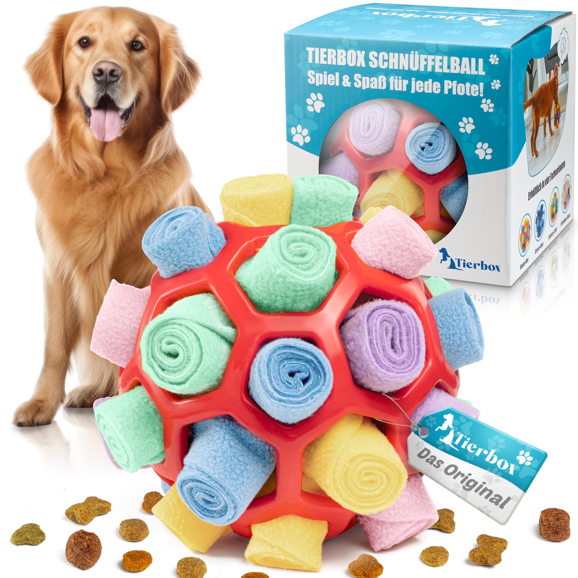 Schnüffelball für Hunde Intelligenz Spielzeug für alle Hunde / Schnüffelspiele Hund