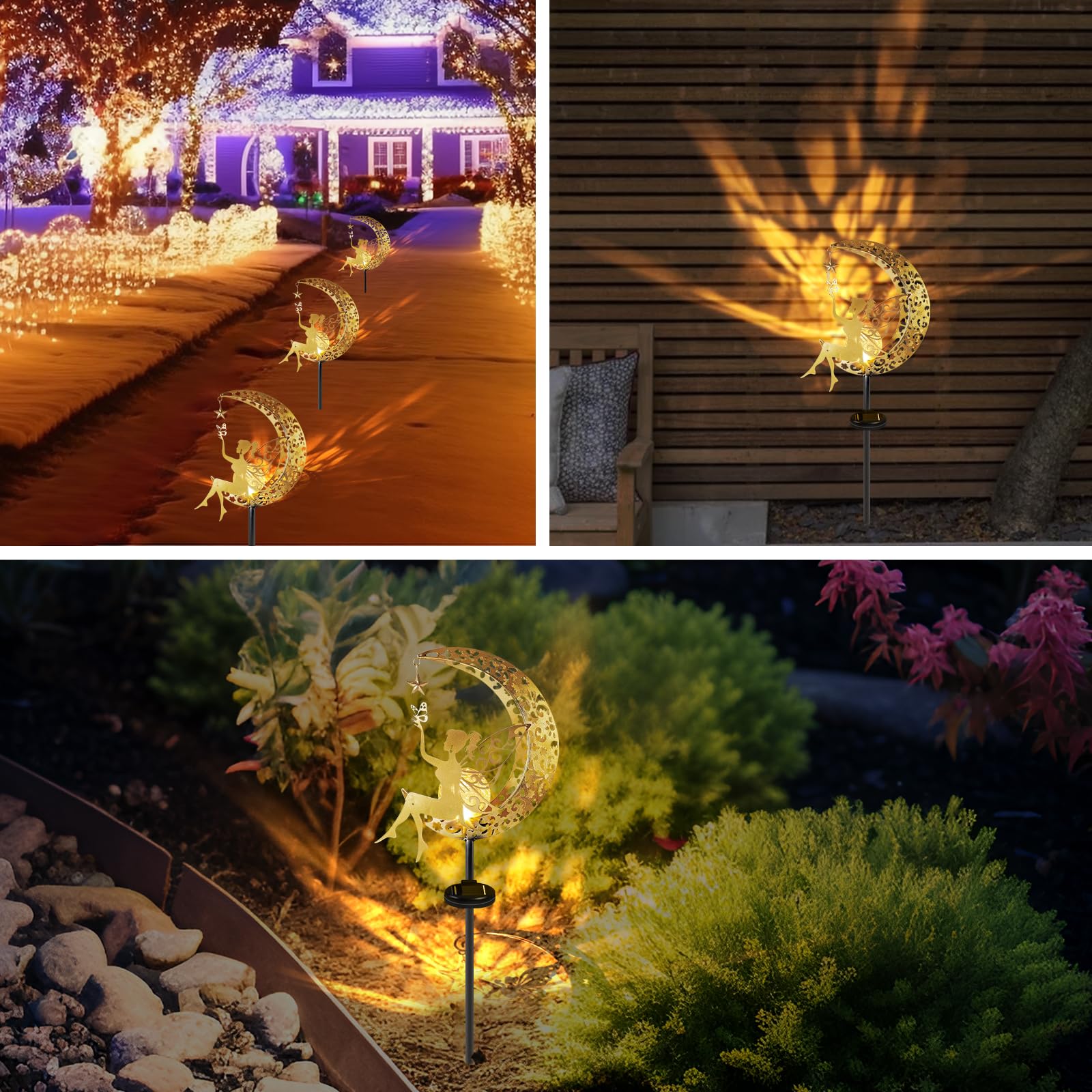 Solarleuchten Garten Schilf, Solarlampen für Außen, Wasserdichte Gartendeko für Draußen, Solar Deko für Rasen Gehweg Balkon Terrassen Landschaft Wegbeleuchtung