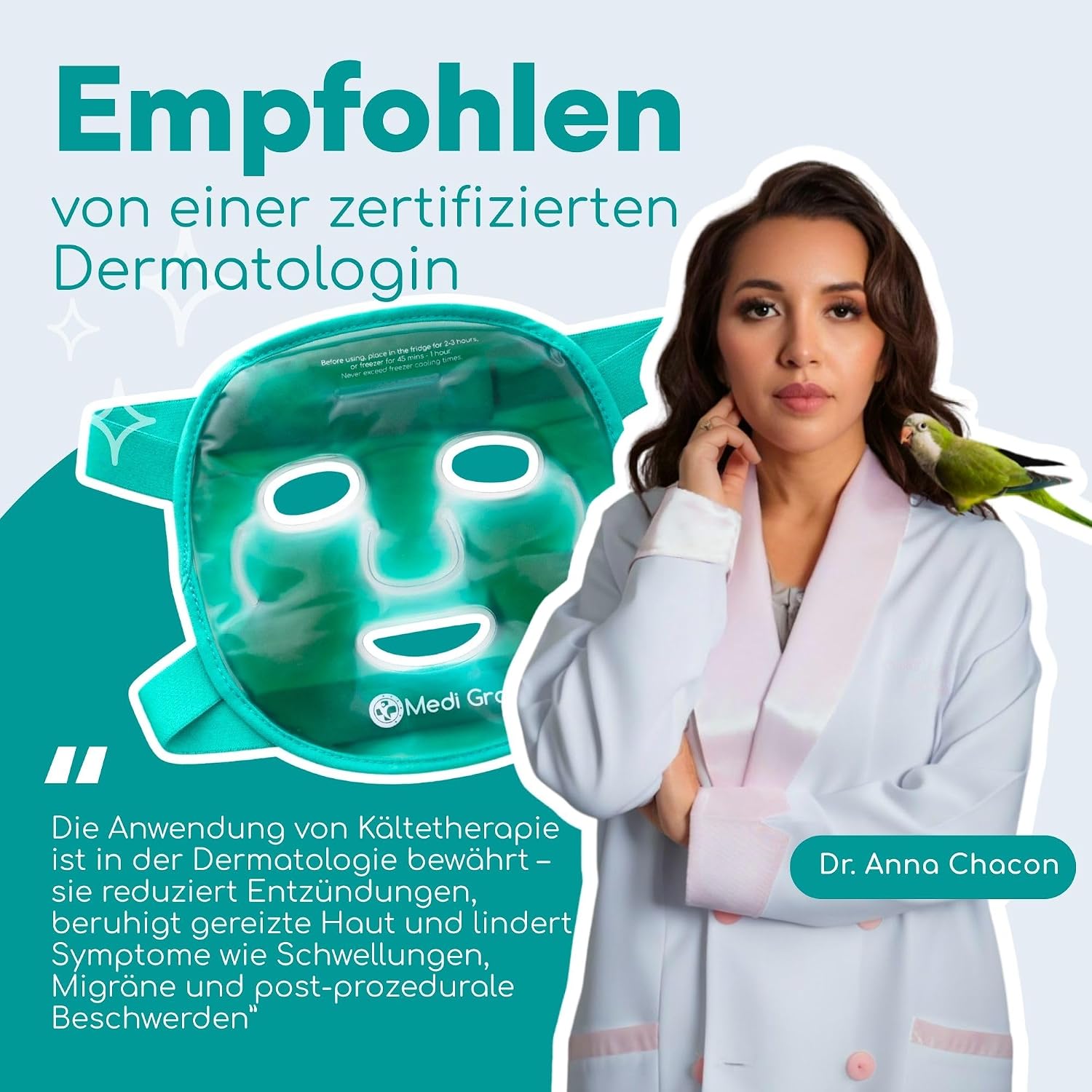 Kühlmaske für Gesicht Augen im Set, Erfrischende Gel Eismaske | Gesichtskühlmaske Augen Kühlmaske gegen geschwollene Augen, zum Augenringe Entfernen, bei Migräne, mit praktischer Kühltasche