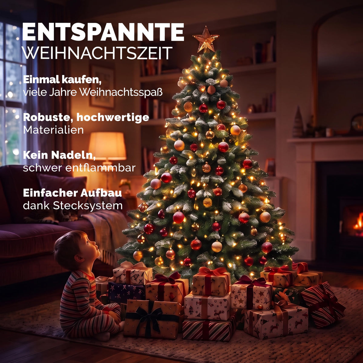 Premium Weihnachtsbaum Künstlich