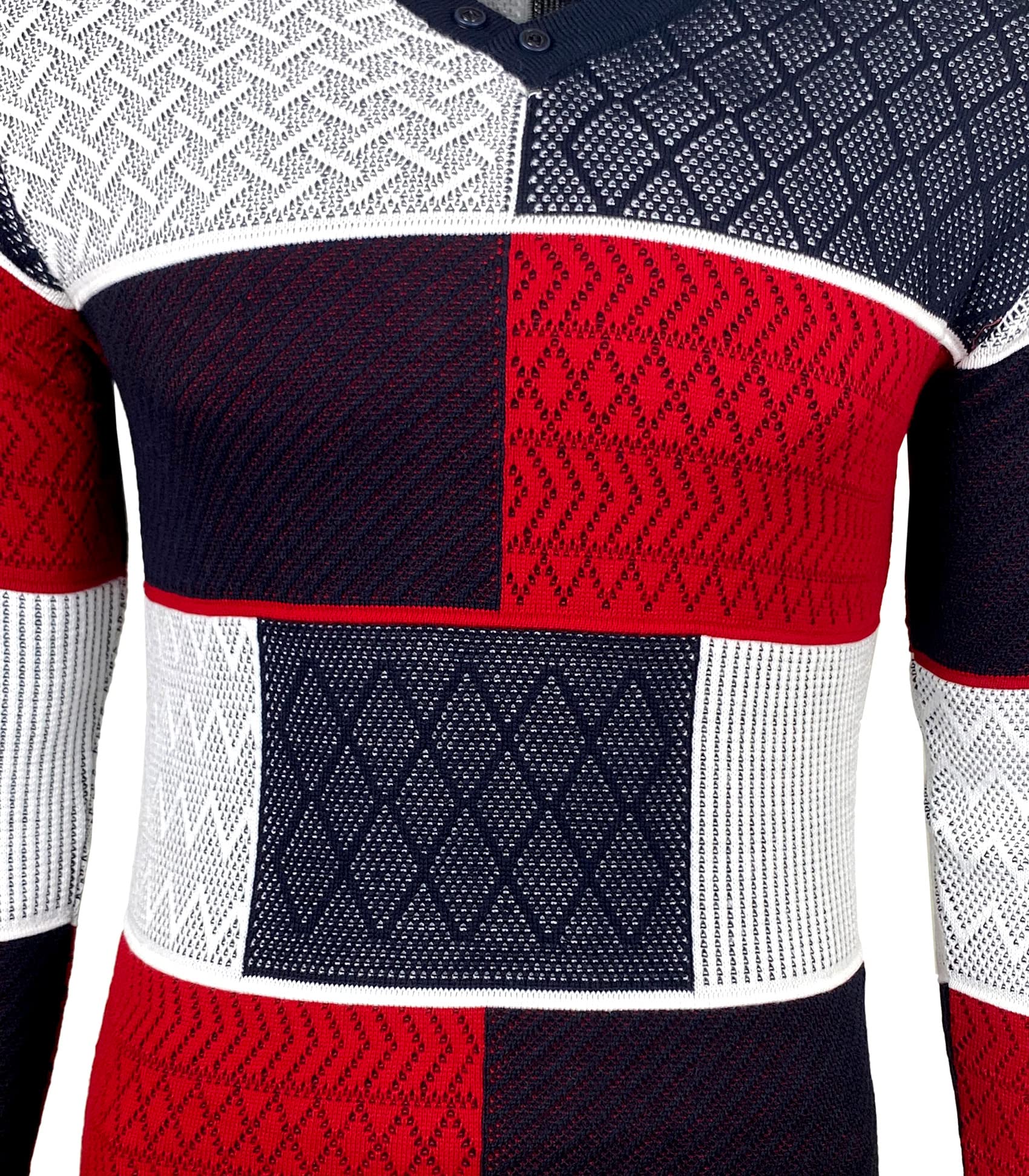 Herren Slim Fit V-Neck Knitted Jumper Rundkragen Moderne Herren Black Jumper Langarmärmel in feinem Knit Sweatshirt