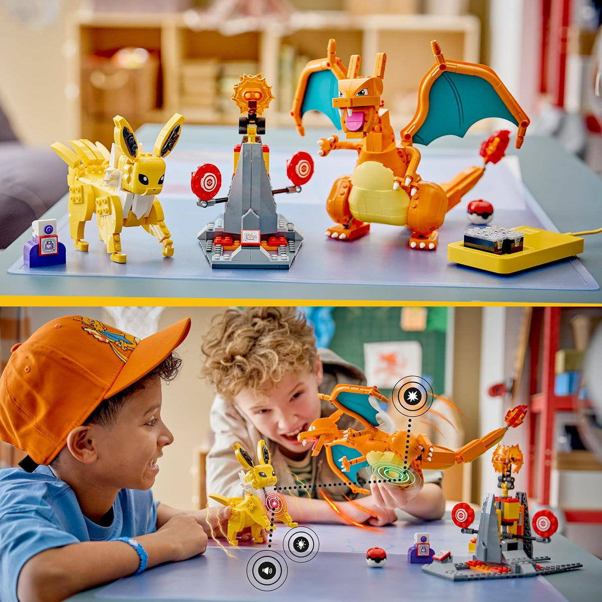 LEGO Pokémon SMART Play Ultimativer Showdown zwischen Glurak & Blitza 72167