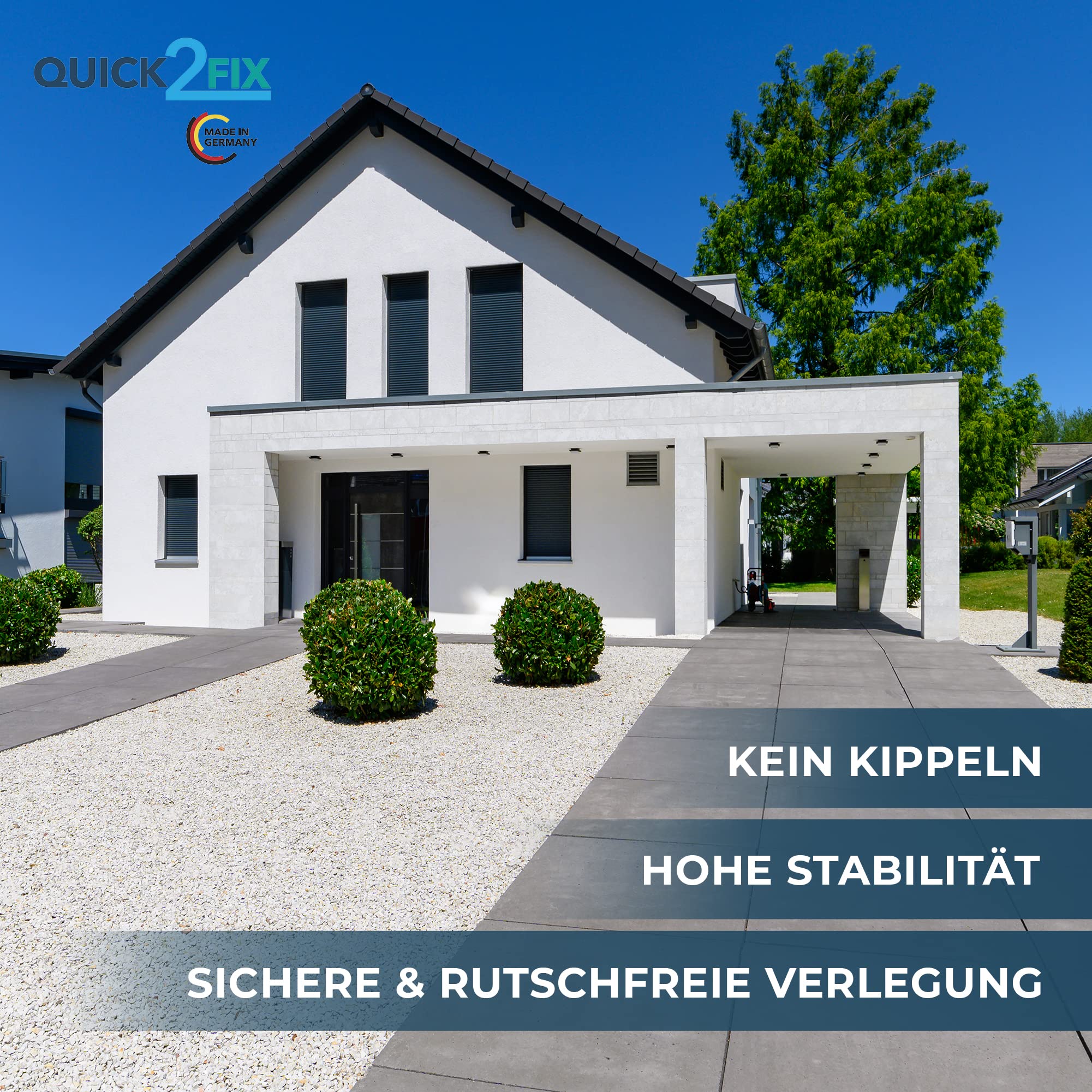 50 x Splittbettlager - Tellerfugenkreuz - Tellerfugenkreuz-Sandbettlager - Kiesbettlager 50 Stück zum Verlegen von Terrassenplatten im Außenbereich