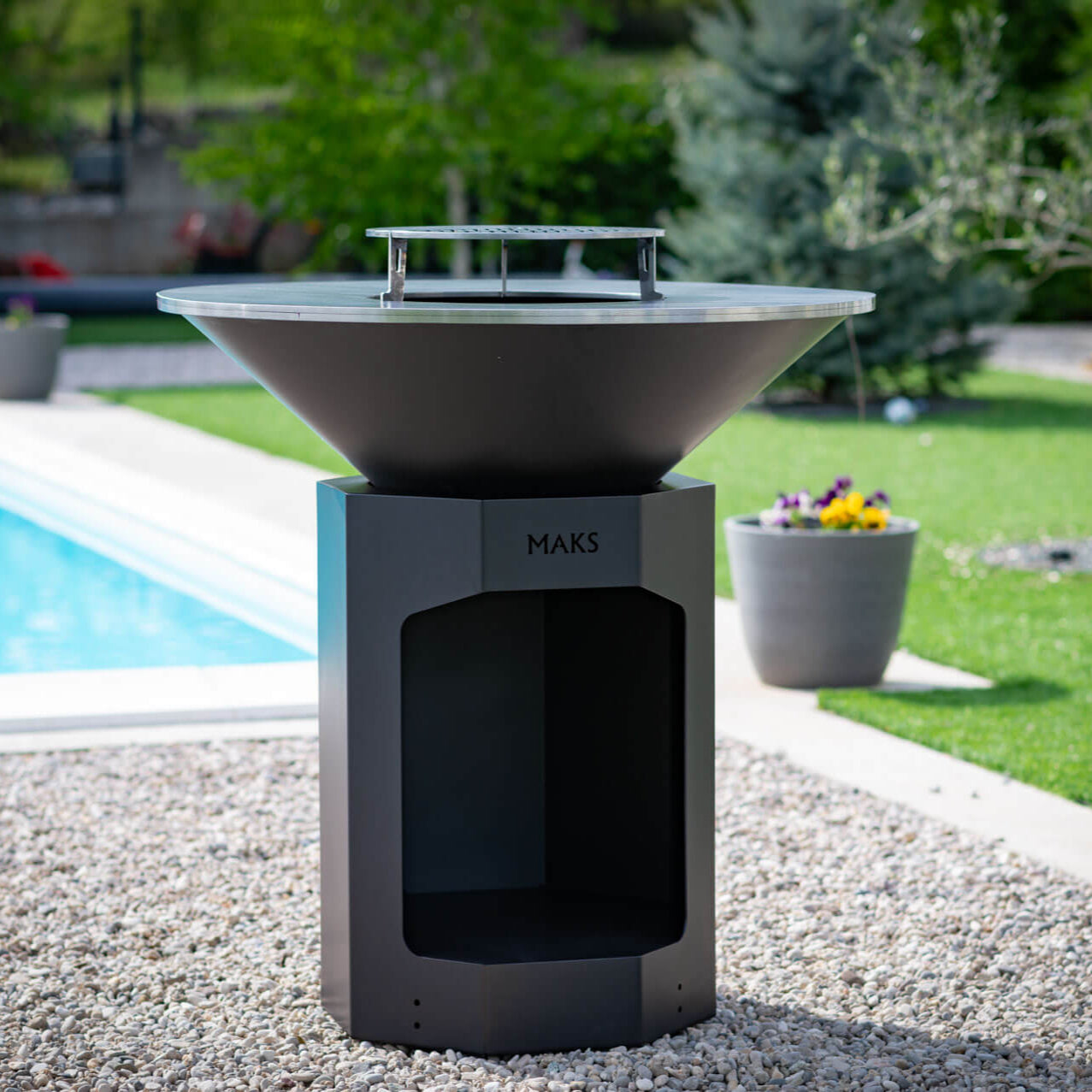 Feuerplatten / Feuerschale Grill "Steinbock"