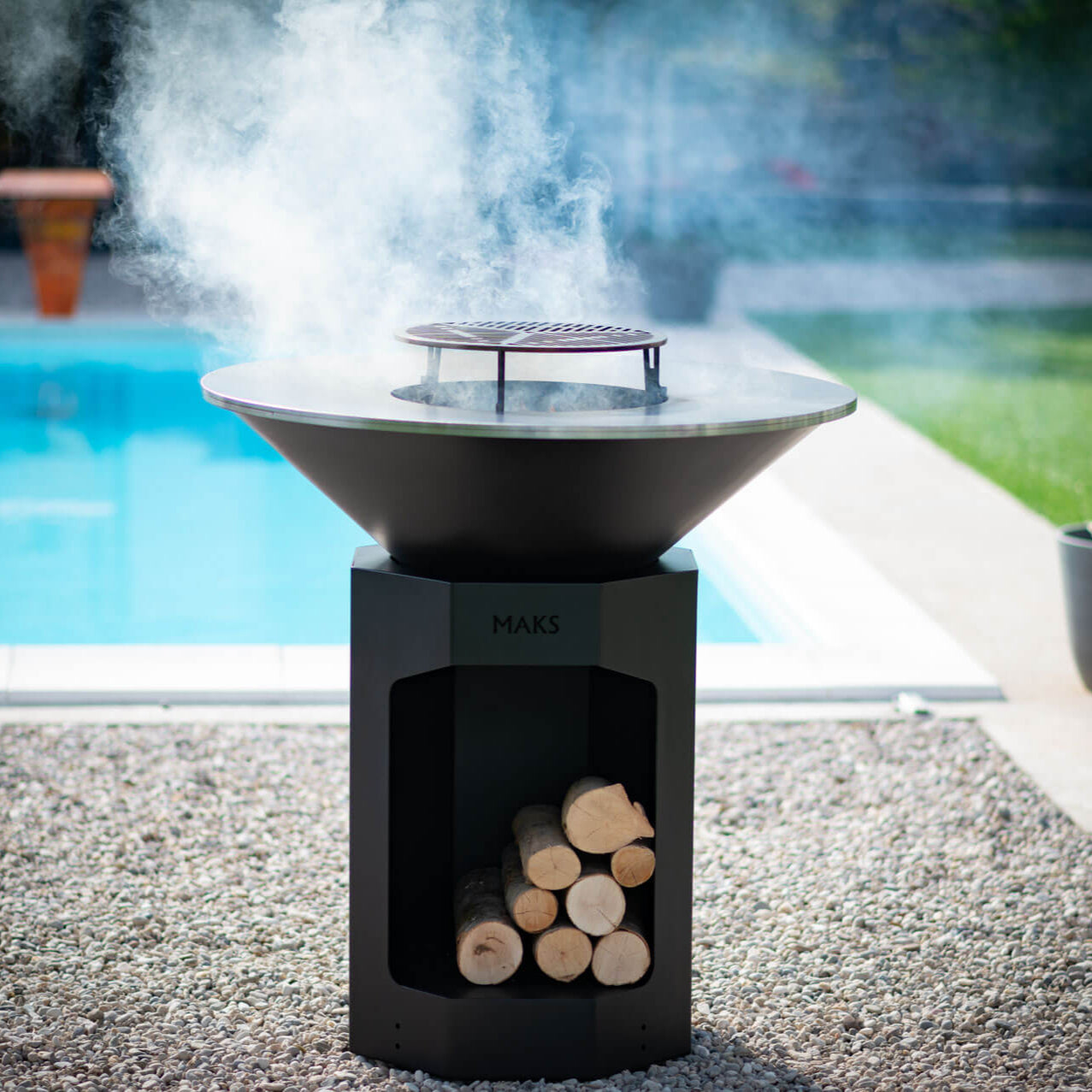 Feuerplatten / Feuerschale Grill "Steinbock"