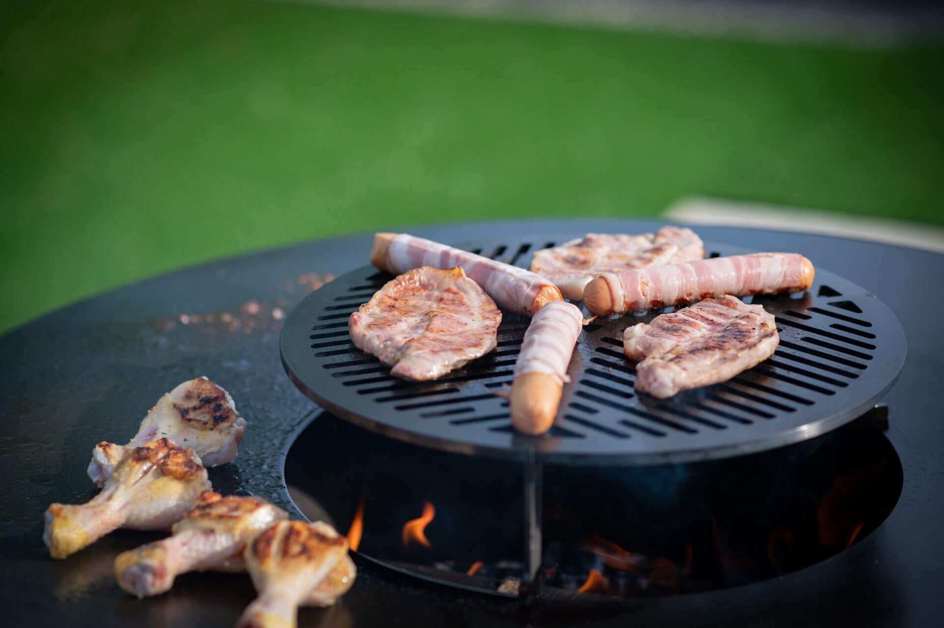 Feuerplatten / Feuerschale Grill "Steinbock"