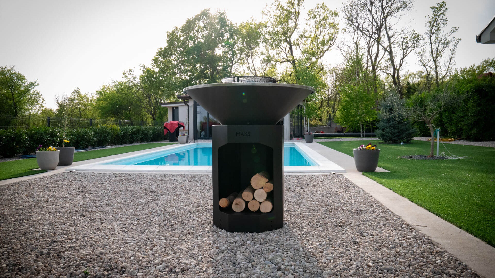 Feuerplatten / Feuerschale Grill "Steinbock"