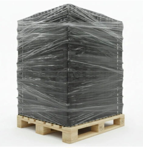 288 x Splitt - Kies & Rasengitter DAKOTA aus PP / 50 x 50 cm x 4 cm / 72 m2 schwarz - Europalette