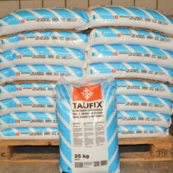 32 x Säcke à 25 kg Taufix / Palette à 800kg Auftausalz / Streusalz / Ab Lager Schweiz - NEU & OVP - Gratis Lieferung!