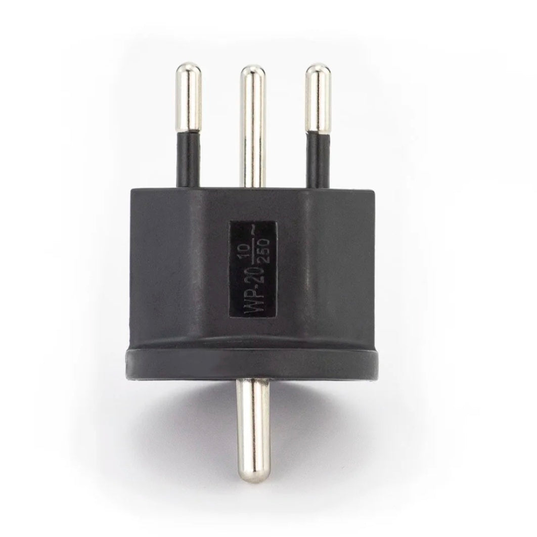 200 adaptateurs fixes FIGREX type CH 12 / Schuko / Europlug - Version 3 broches / 10 A / 250 V CA - À partir de 2 CHF l'unité - Neufs et scellés