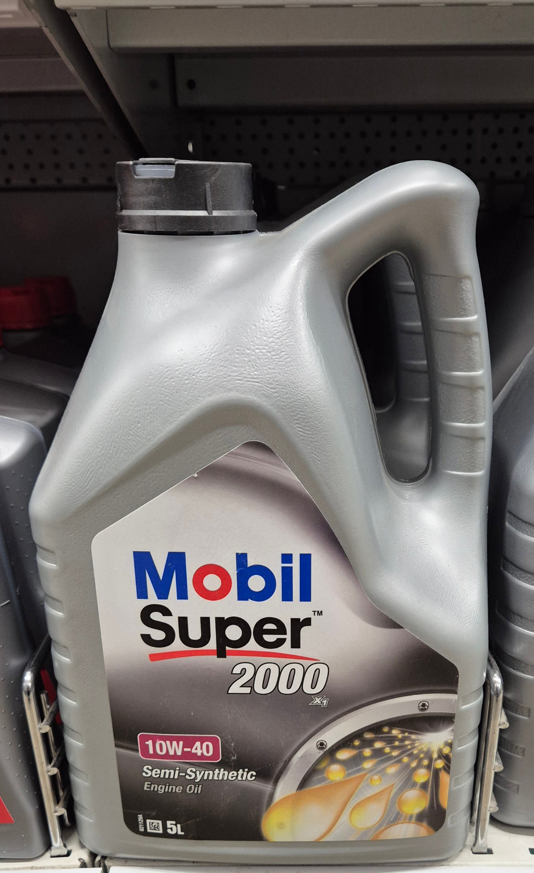 6 Liter Mobil Super 2000 / 10W 40 - Gebinde à 5 + 1 Liter - NEU & OVP!