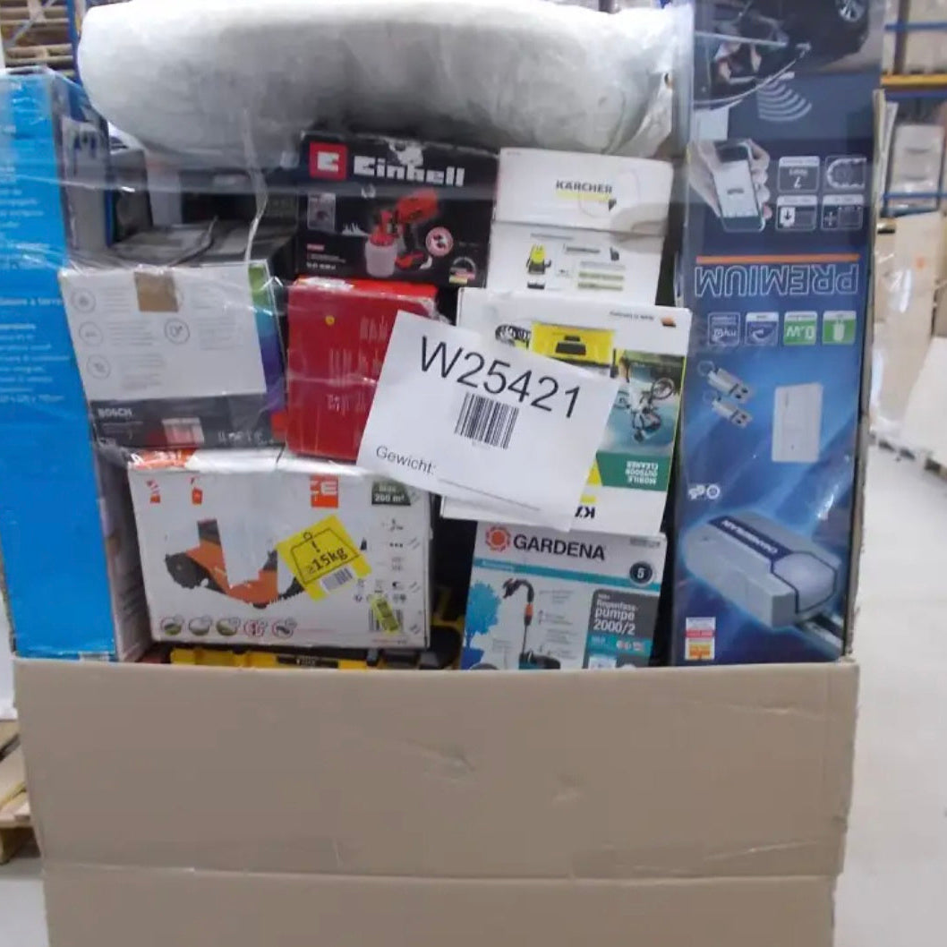 Restposten Paletten gemischt - Mixpaletten - A/B Waren / Amazon Retouren! Preis pro Palette - Gratis Versand!