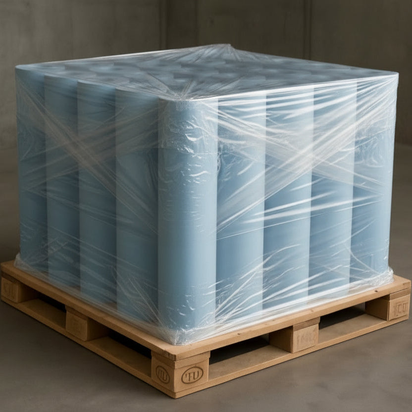 15 x Abdeckvlies! 140 g/m2 - Palette à 15 Rollen / atmungsaktiv - Farbe blau / Ab Lager Schweiz / Gratis Lieferung! Restposten - NEU & OVP!