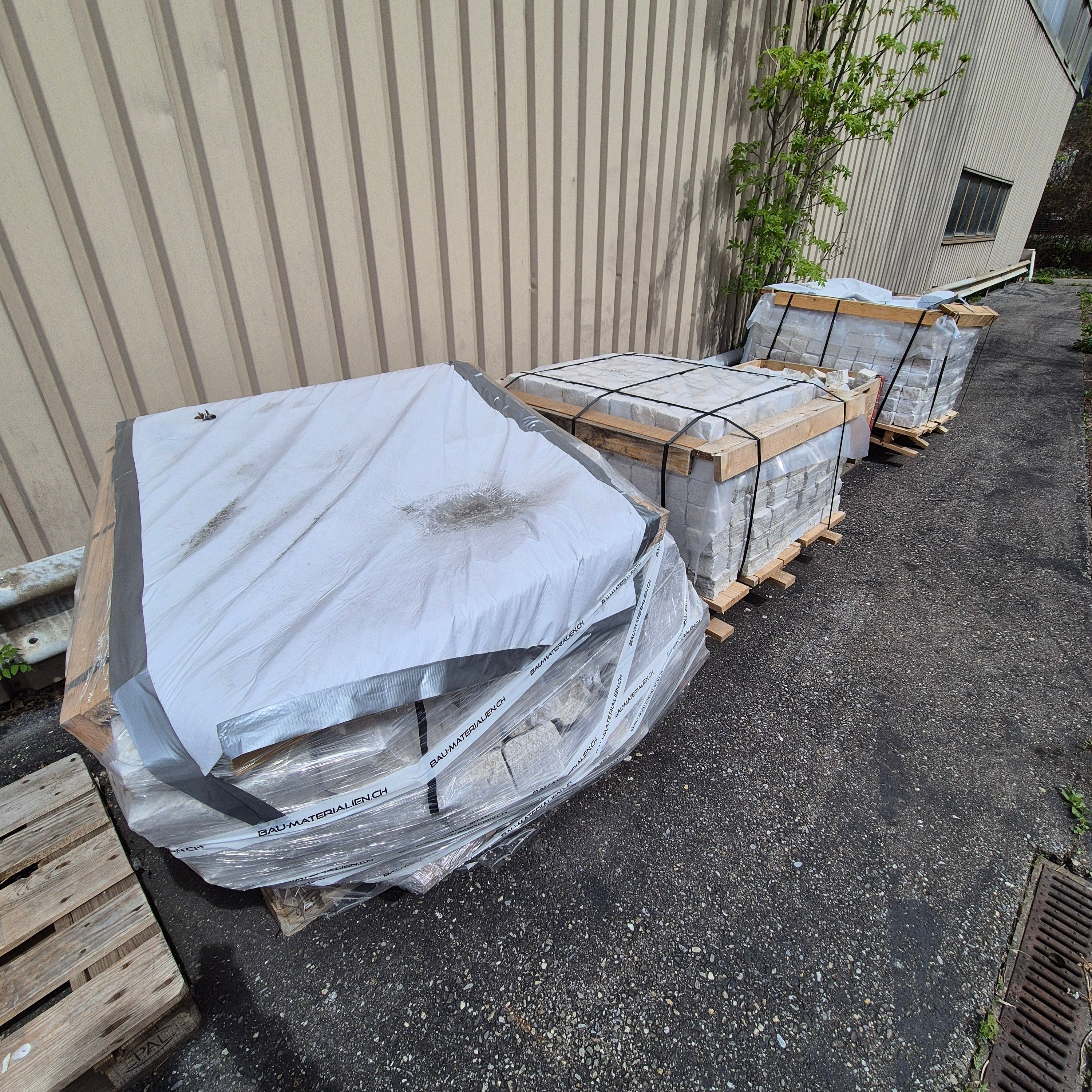 Pflastersteine / Kalkstein / Restposten / Abverkauf