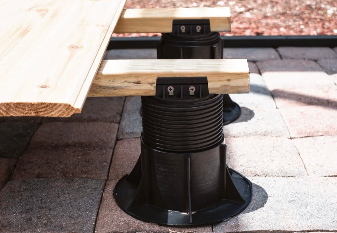 36 x FIGREX Terrassenlager für Holz Terrassen - Höhenverstellbar / Abverkauf - Restposten / NEU & OVP!