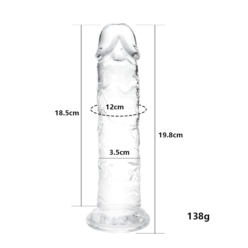 Dildo für Frauen, weiche realistische Anfänger Sexspielzeug, Jelly Dildo für Frauen, Paare, Erwachsene, Sexspielzeug & Spiele