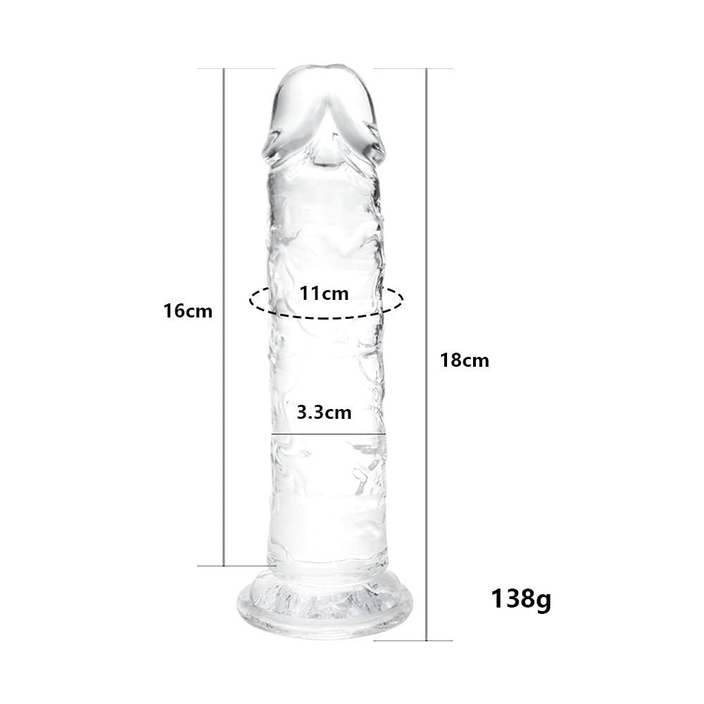 Dildo für Frauen, weiche realistische Anfänger Sexspielzeug, Jelly Dildo für Frauen, Paare, Erwachsene, Sexspielzeug & Spiele