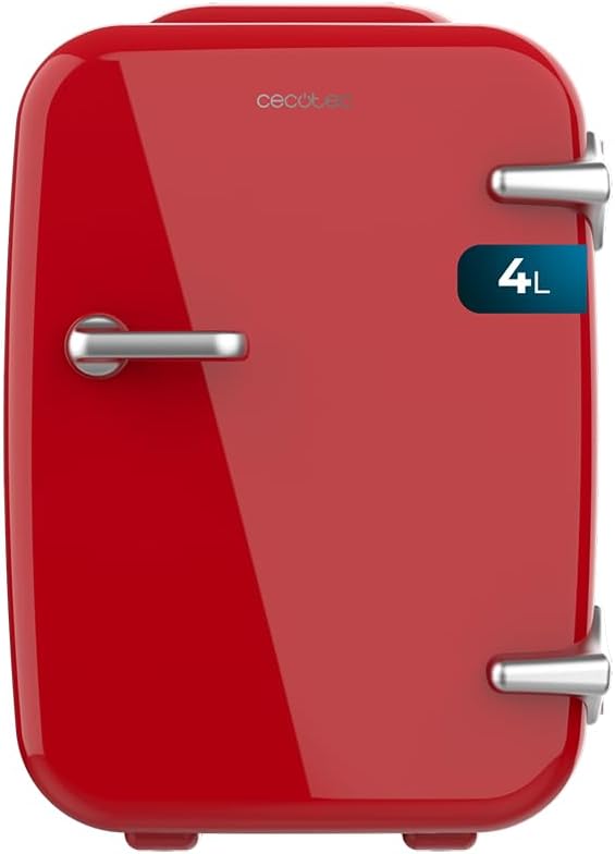 Mini-Kühlschrank / 12V-220V, Kompatibel mit Auto und Wohnwagen, Kühl- und Heizfunktion, Temperaturbereich 5-65º, Einfacher Transport.