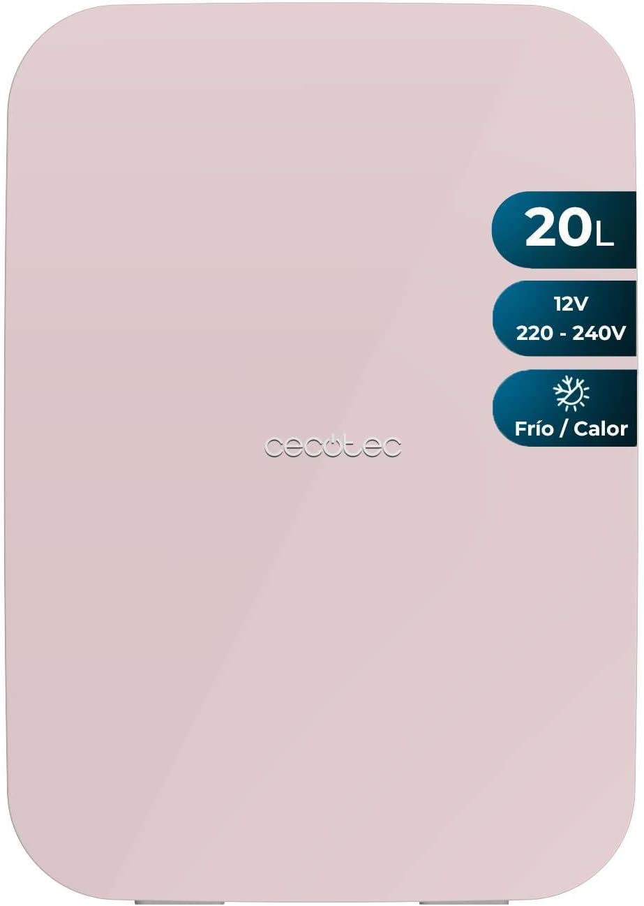 Mini-Kühlschrank / 12V-220V, Kompatibel mit Auto und Wohnwagen, Kühl- und Heizfunktion, Temperaturbereich 5-65º, Einfacher Transport.