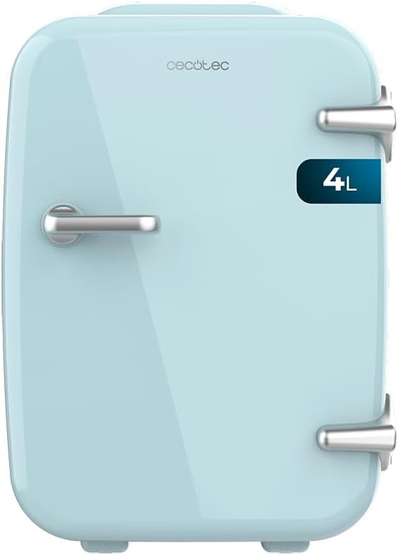 Mini-Kühlschrank / 12V-220V, Kompatibel mit Auto und Wohnwagen, Kühl- und Heizfunktion, Temperaturbereich 5-65º, Einfacher Transport.