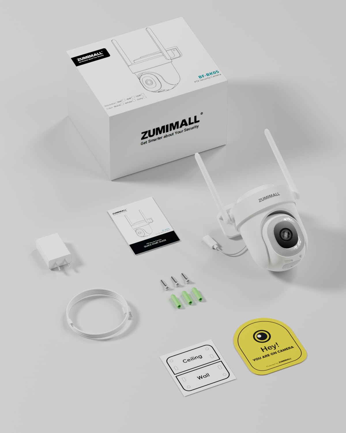 Überwachungskamera Aussen 5G/2,4GHz WLAN Kamera Überwachung aussen Kabelgebunden, 355°/90° PTZ, 24/7 Aufnahme,Nachtsicht,Cloud-Speicher,KI-Erkennung