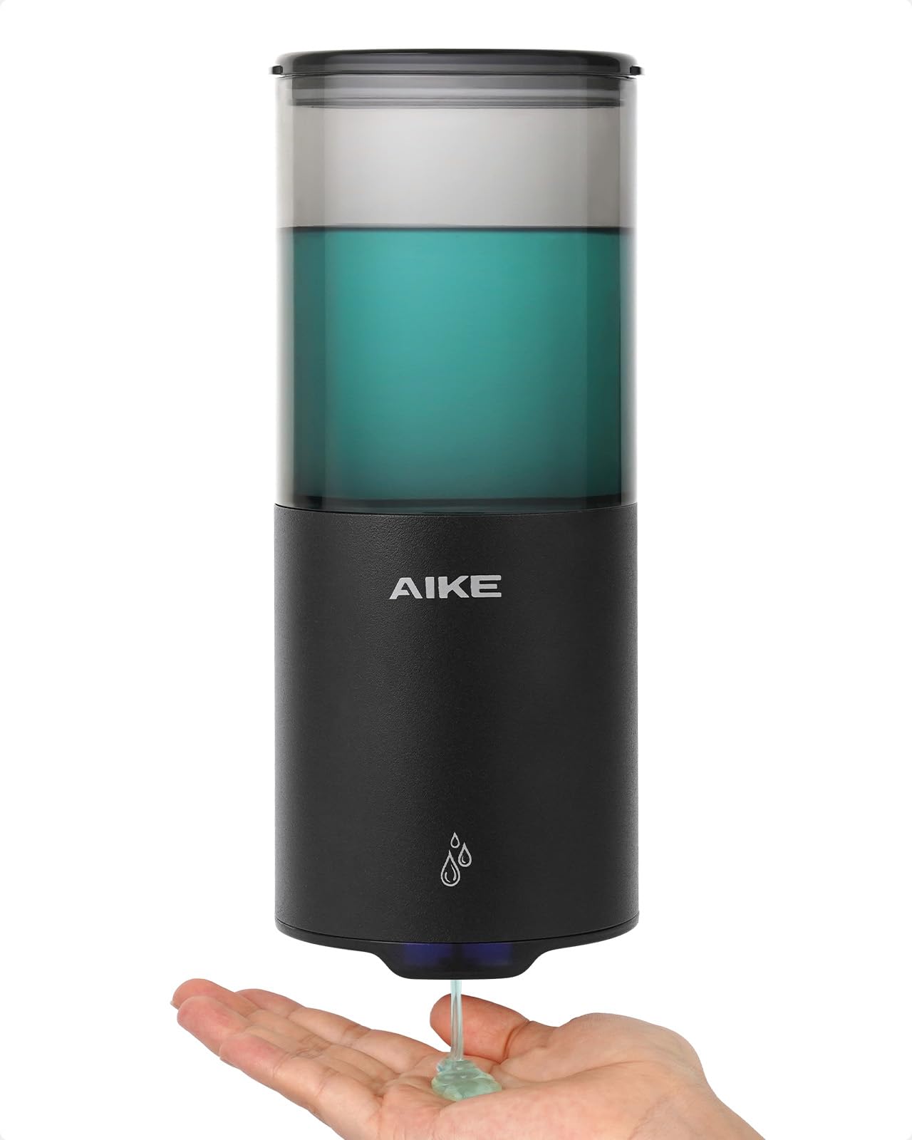 Automatischer Seifenspender für Flüssigseife, Wandmontage für Küche und Badezimmer, IPX7 Wasserdicht 400ml mit Edelstahl Gebürstetes