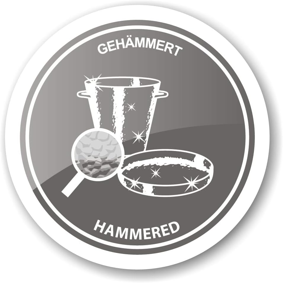 Weinkühler Capri mit Ständer (H 83 cm, Ø 22 cm), Edelstahl doppelwandig, gemustert, mit Griffen, für 1 Flasche – Sektkühler, Flaschenkühler stehend, Champagnerkühler, Getränkekühler, Barzubehör