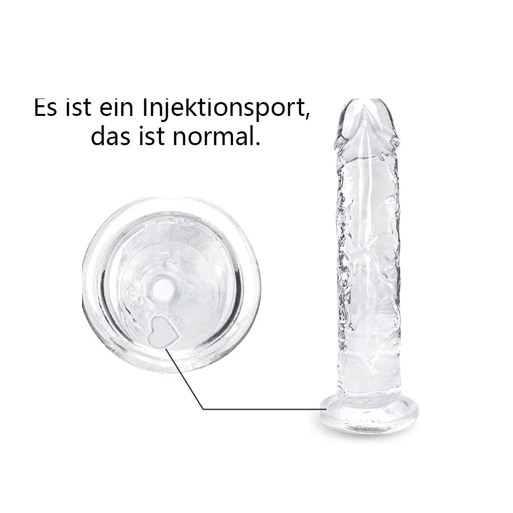 Dildo für Frauen, weiche realistische Anfänger Sexspielzeug, Jelly Dildo für Frauen, Paare, Erwachsene, Sexspielzeug & Spiele