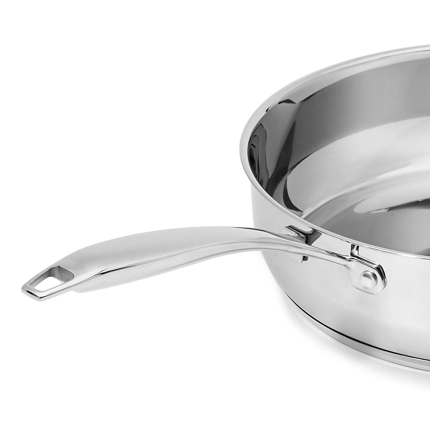 Edelstahl Pfannenset - Topfset Induktionskochgeschirr mit Deckel / Restposten - Abverkauf