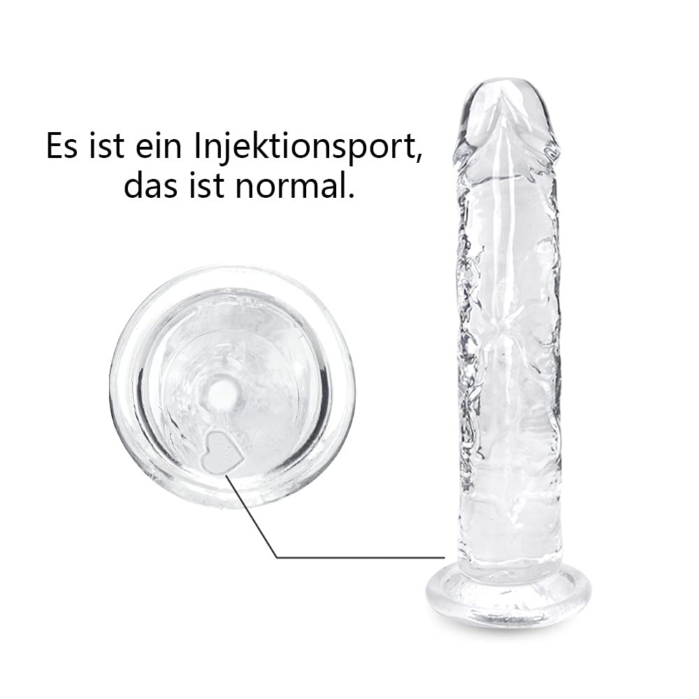 Dildo für Frauen, weiche realistische Anfänger Sexspielzeug, Jelly Dildo für Frauen, Paare, Erwachsene, Sexspielzeug & Spiele
