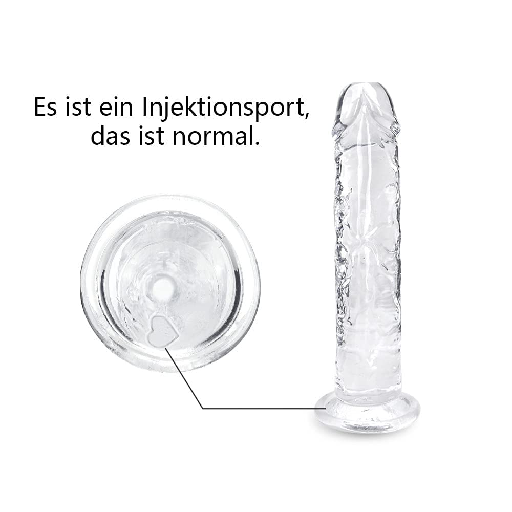 Dildo für Frauen, weiche realistische Anfänger Sexspielzeug, Jelly Dildo für Frauen, Paare, Erwachsene, Sexspielzeug & Spiele